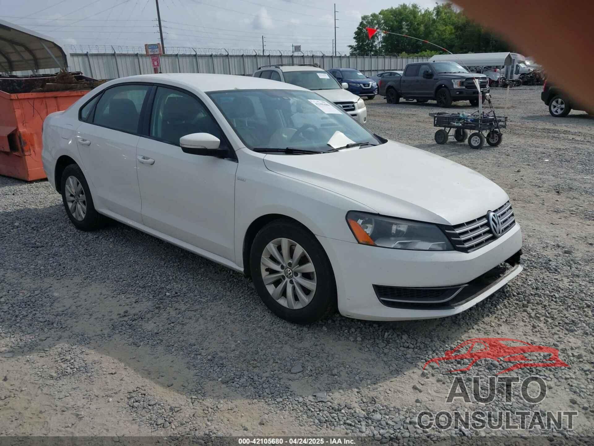 VOLKSWAGEN PASSAT 2015 - 1VWAT7A3XFC004039