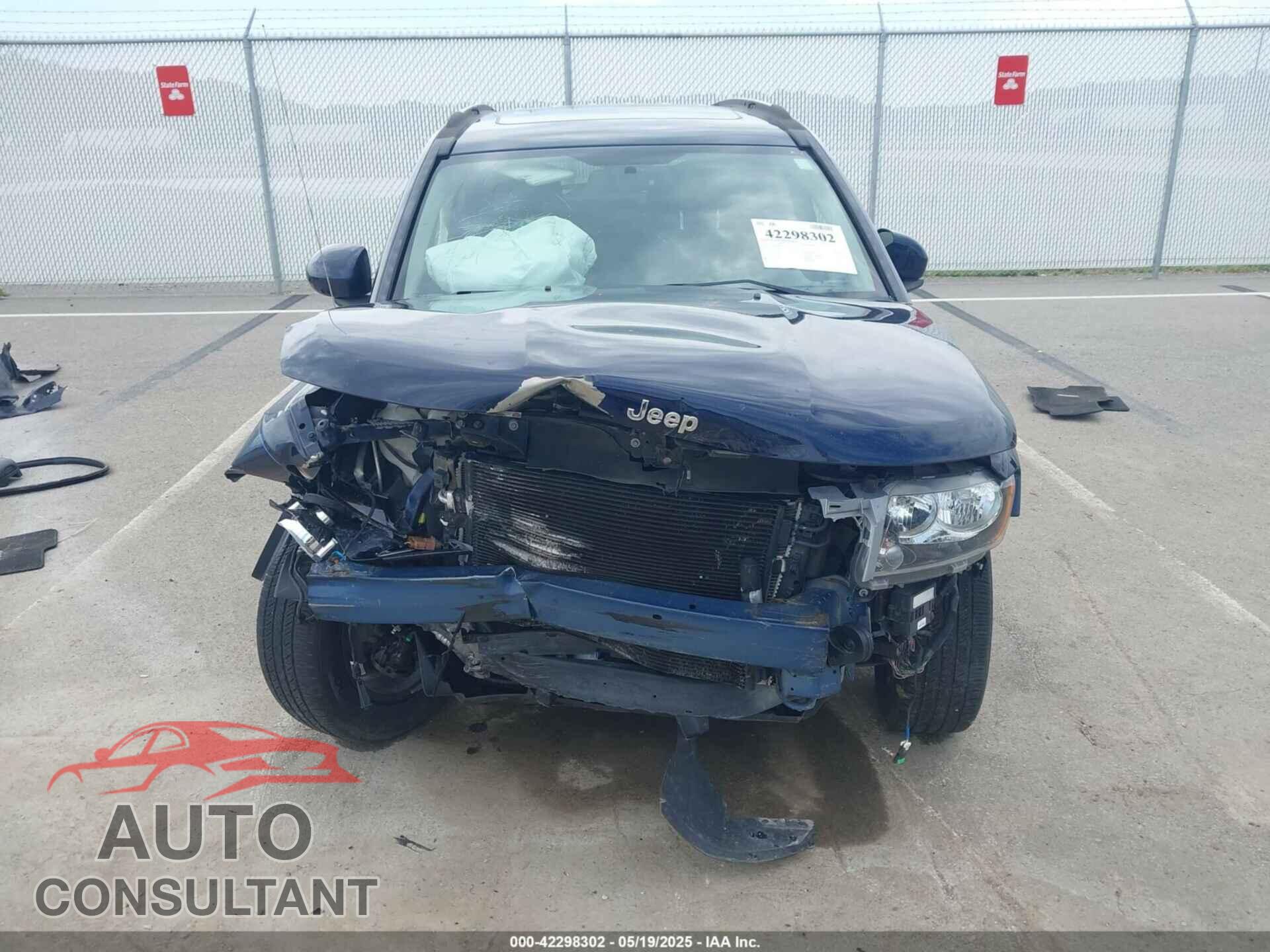 JEEP COMPASS 2017 - 1C4NJDEB0HD113505