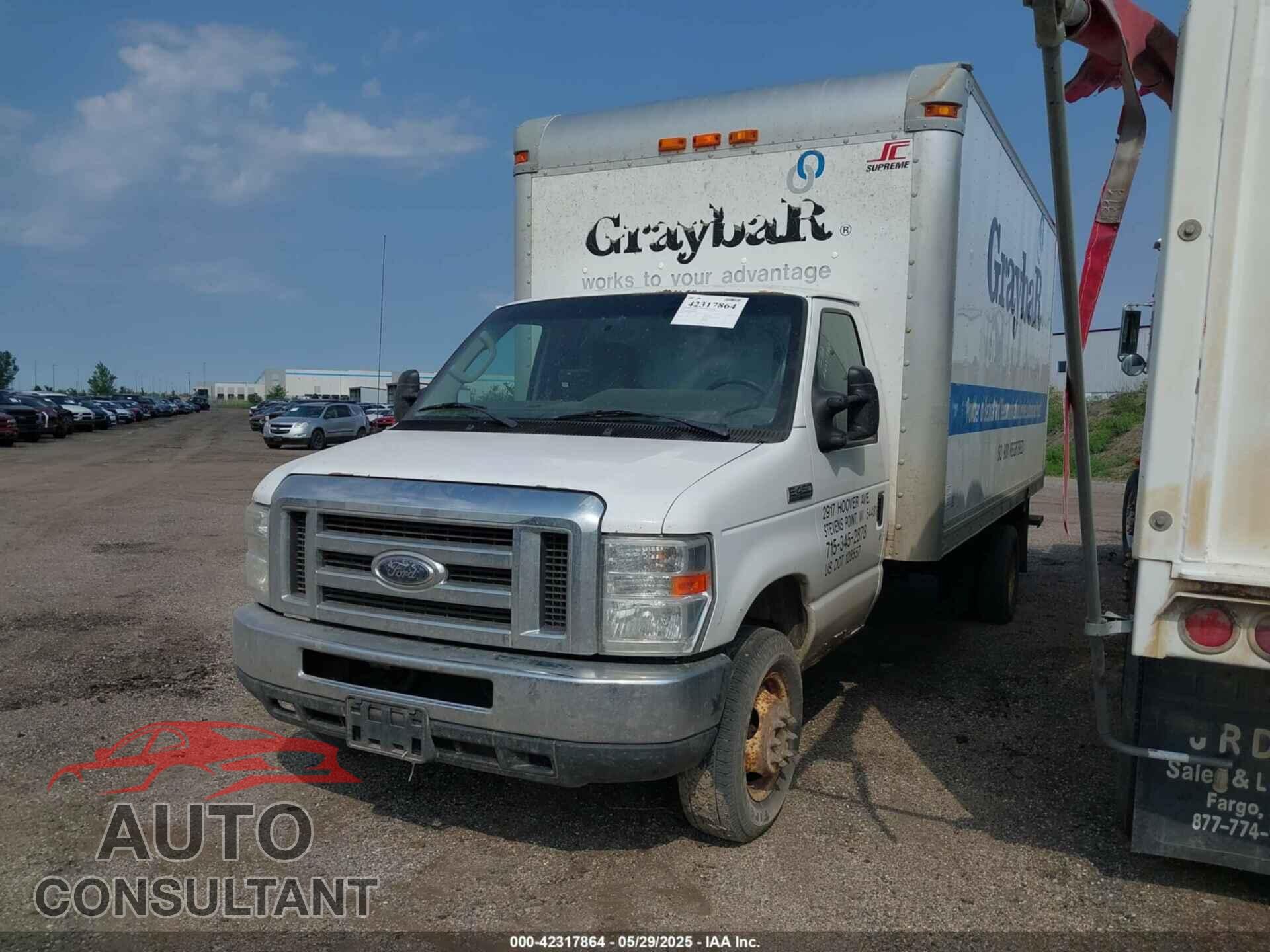 FORD E-450 CUTAWAY 2012 - 1FDXE4FS9CDB18735