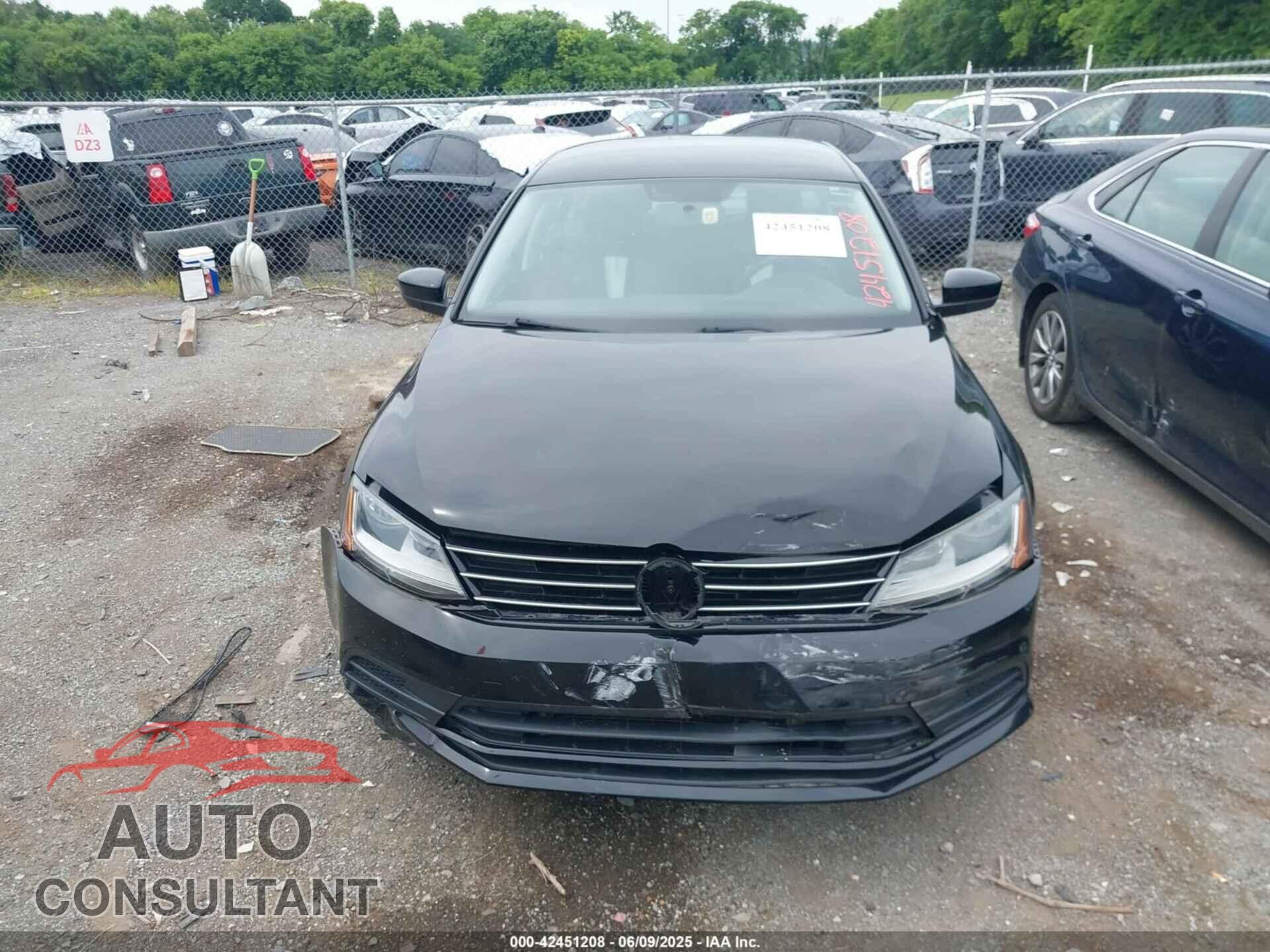 VOLKSWAGEN JETTA 2017 - 3VW2B7AJ1HM329847