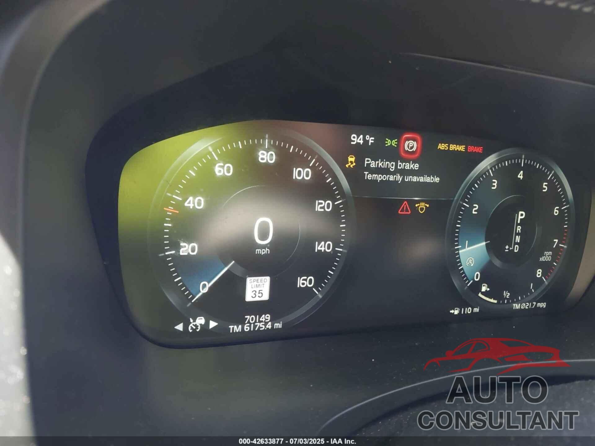 VOLVO S90 2018 - LVY982MK0JP027207