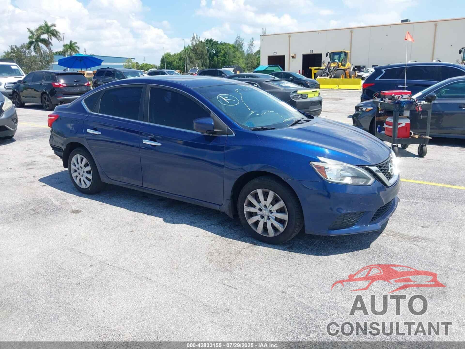 NISSAN SENTRA 2019 - 3N1AB7AP6KY250566