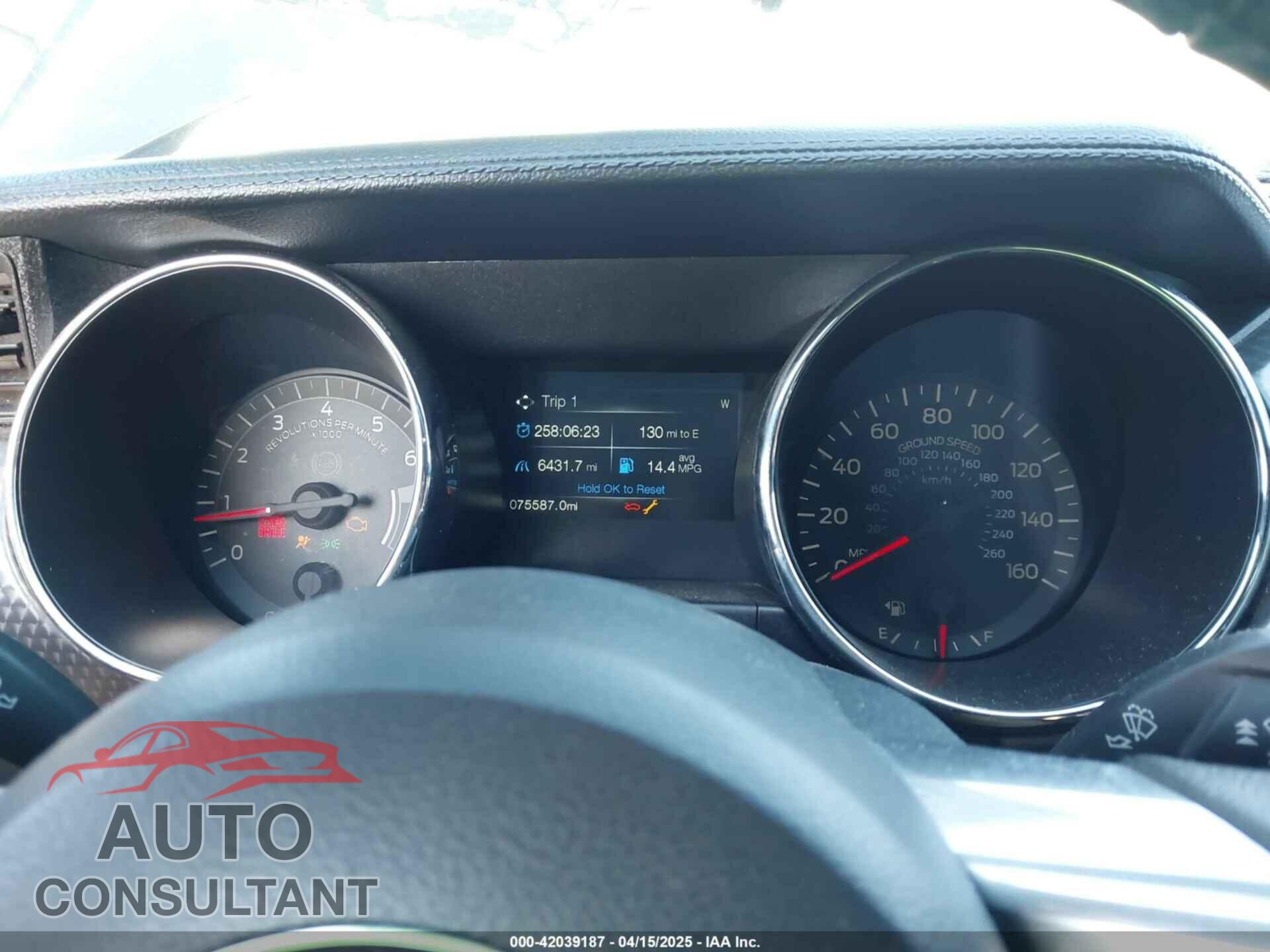 FORD MUSTANG 2015 - 1FA6P8CF4F5379607