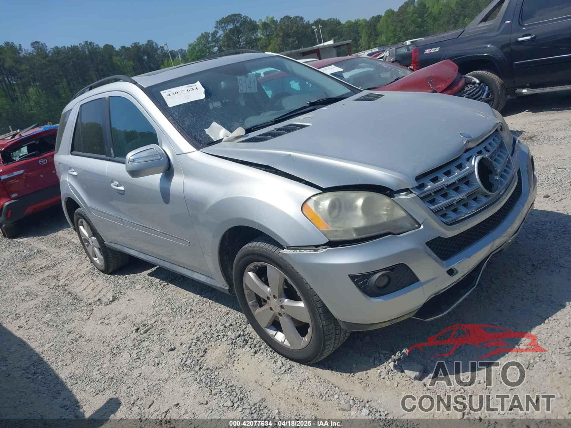 MERCEDES-BENZ ML 350 2009 - 4JGBB86E69A507248
