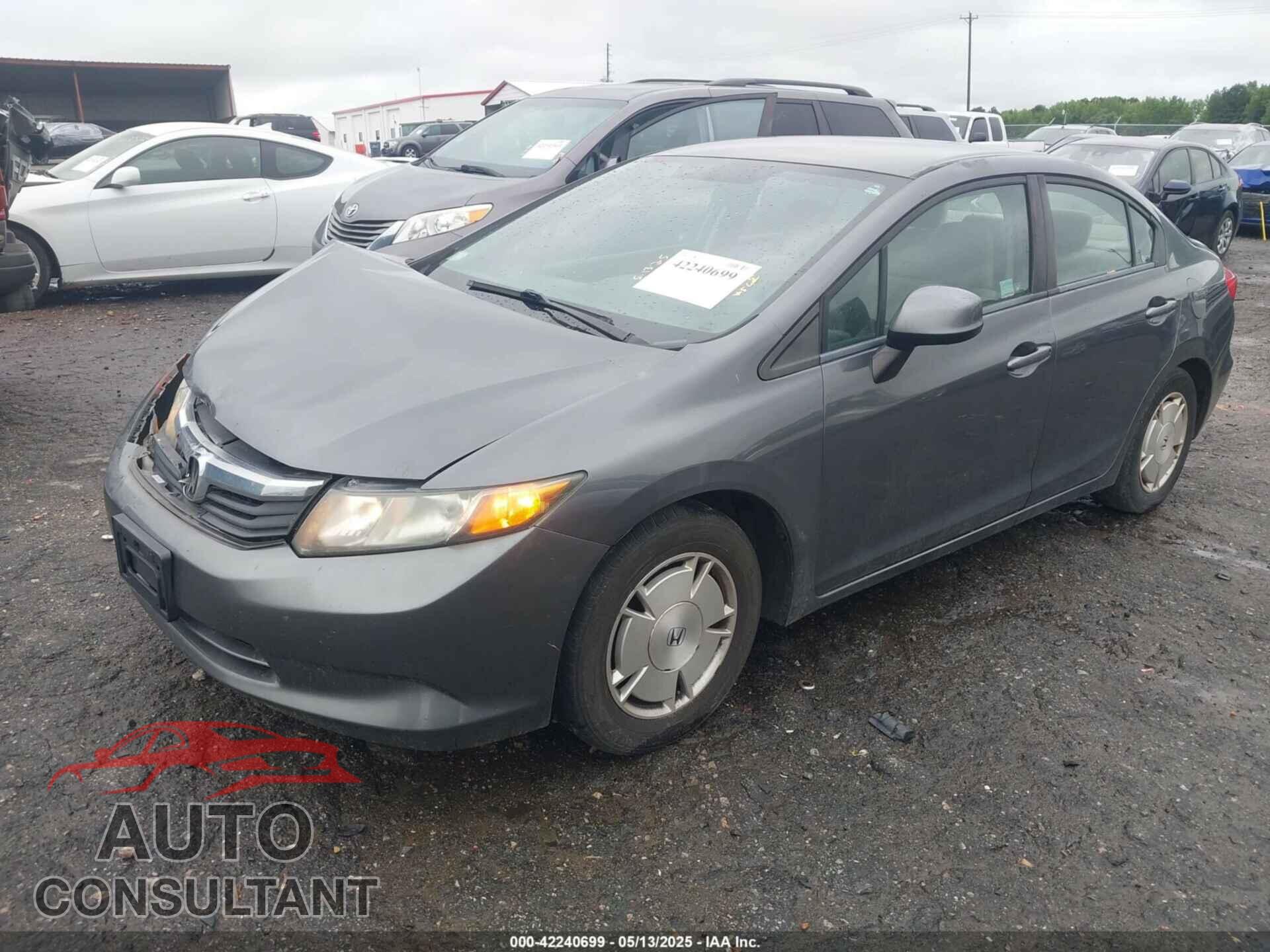 HONDA CIVIC 2012 - 2HGFB2F62CH332079