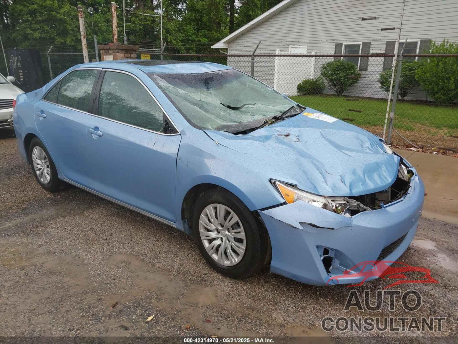 TOYOTA CAMRY 2012 - 4T4BF1FK9CR234058