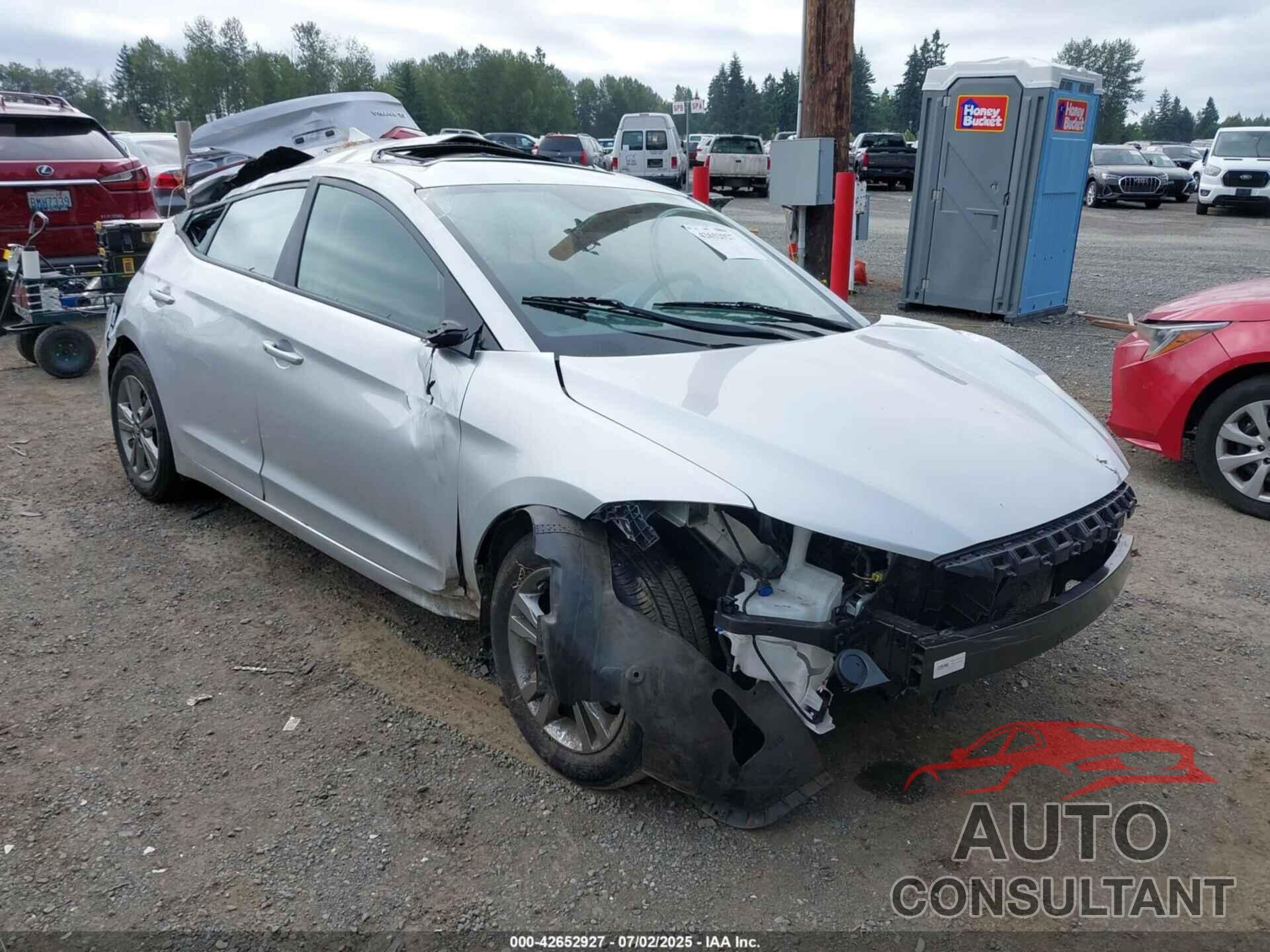 HYUNDAI ELANTRA 2018 - 5NPD84LF2JH374938