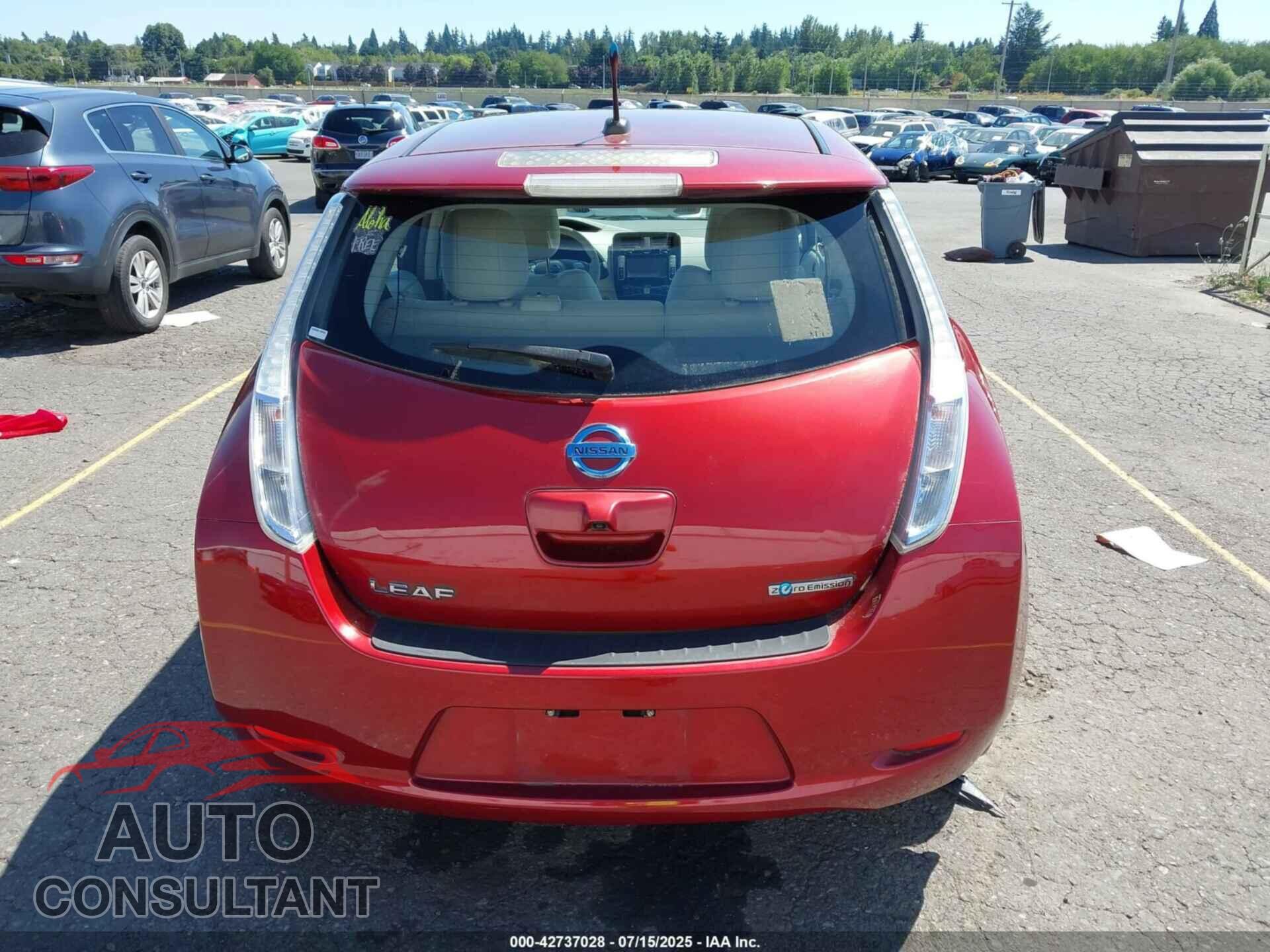 NISSAN LEAF 2012 - JN1AZ0CP8CT025298