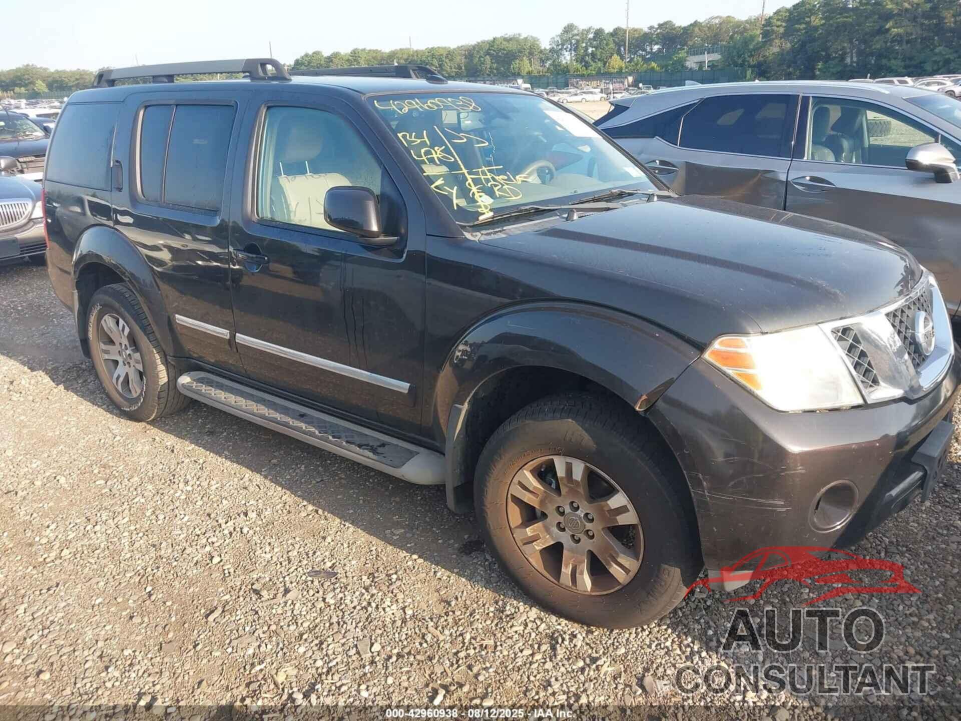 NISSAN PATHFINDER 2011 - 5N1AR1NB6BC627924