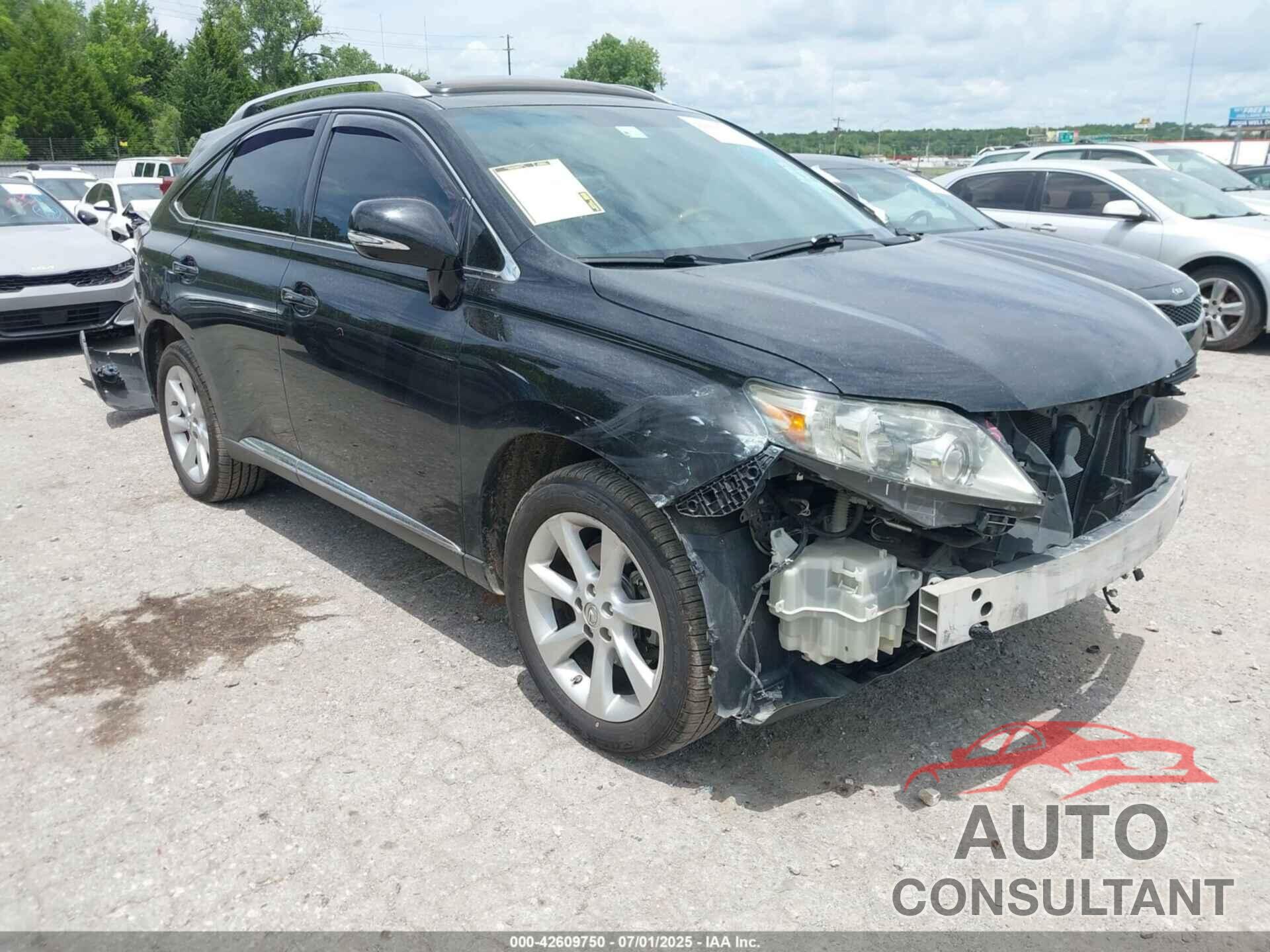 LEXUS RX 350 2010 - 2T2ZK1BA3AC027127