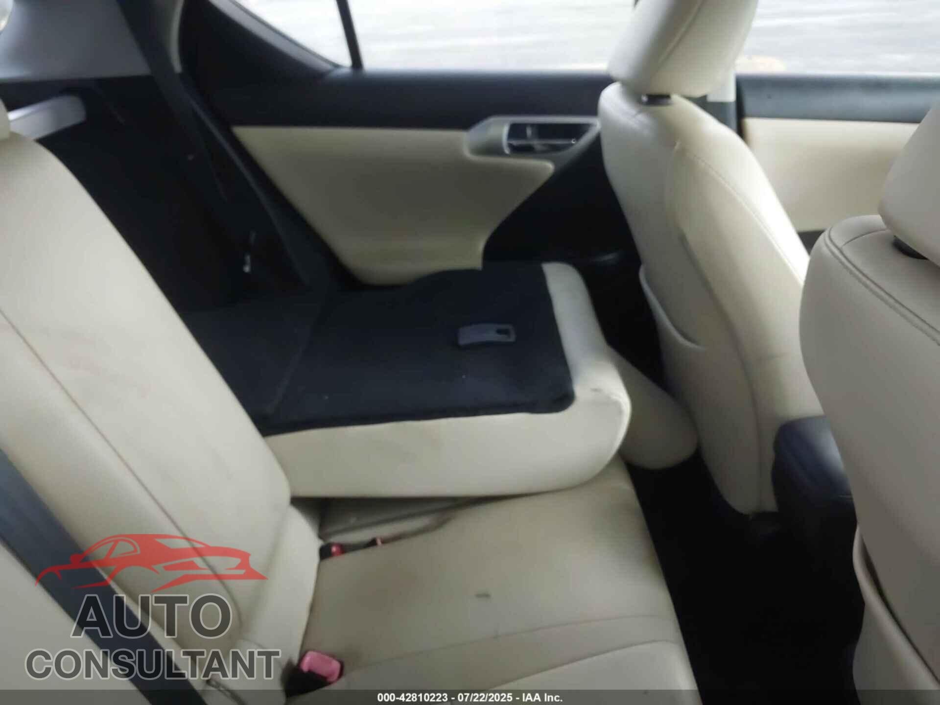LEXUS CT 200H 2012 - JTHKD5BH4C2083436
