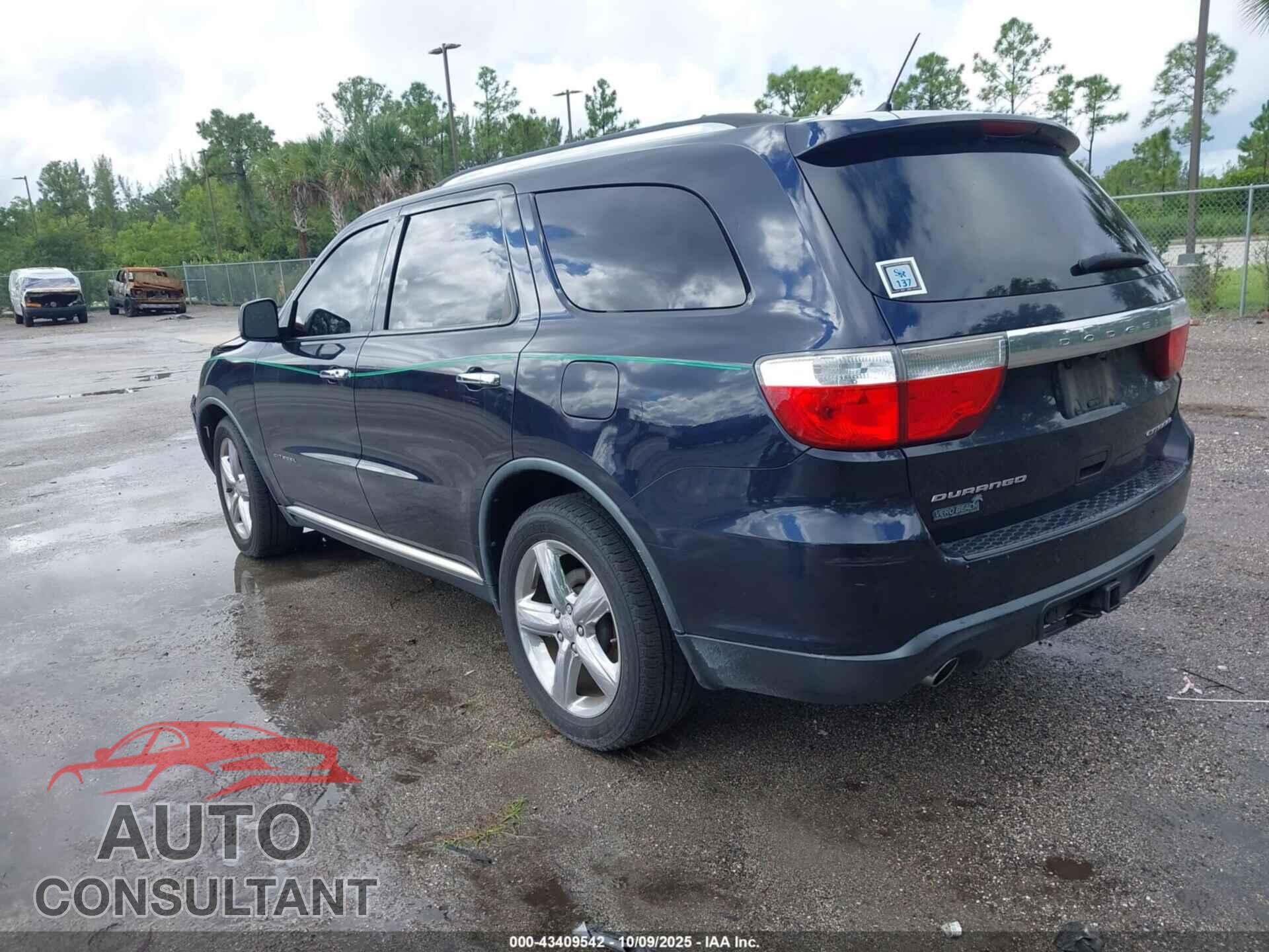 DODGE DURANGO 2011 - 1D4SD5GT5BC592431