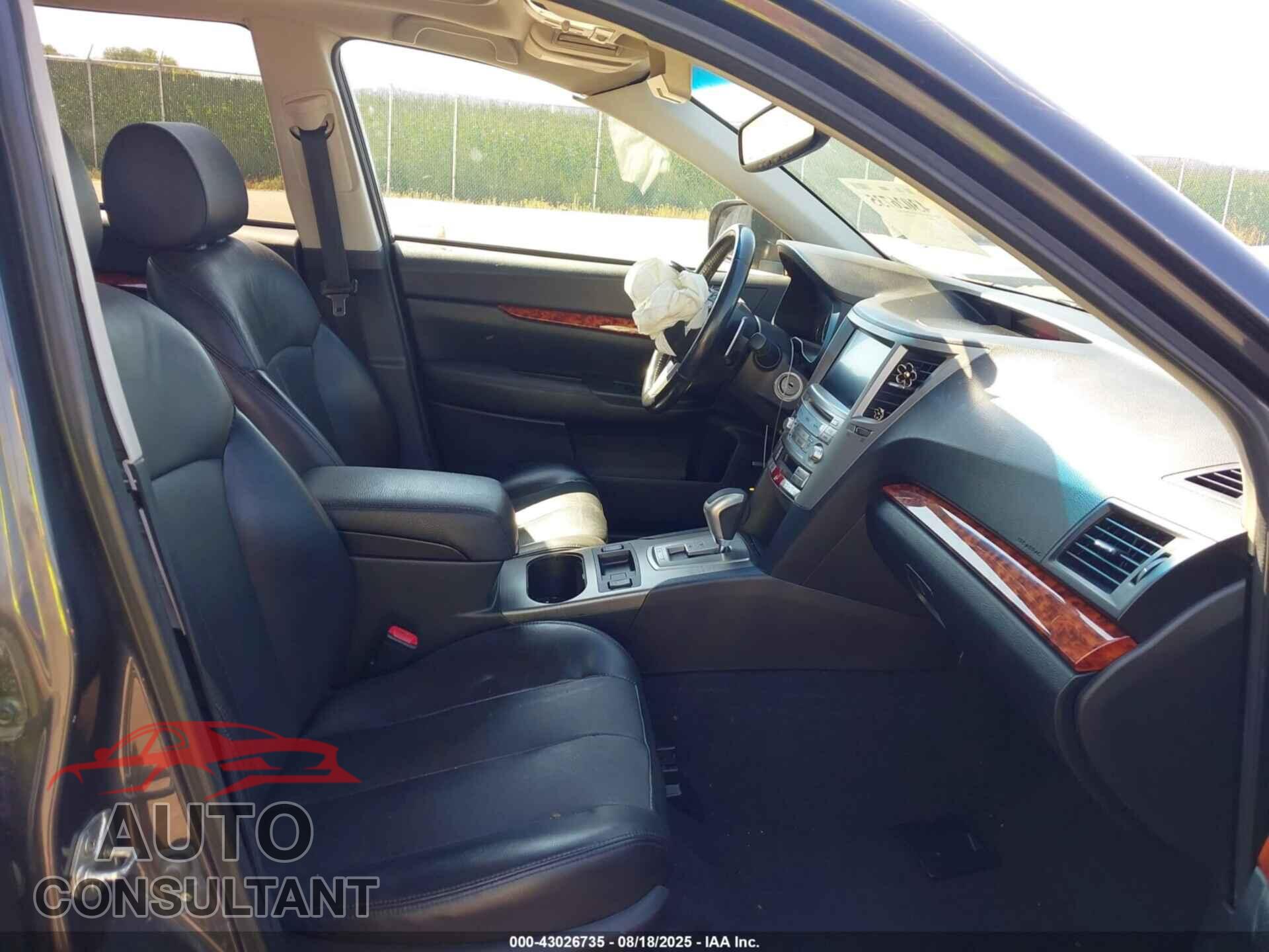 SUBARU OUTBACK 2011 - 4S4BRBLC5B3314773