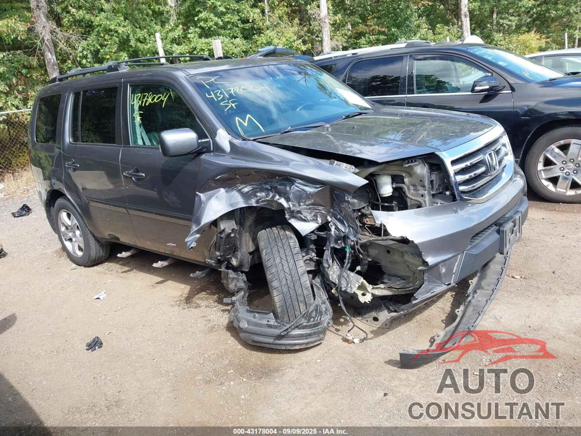 HONDA PILOT 2012 - 5FNYF4H55CB002857