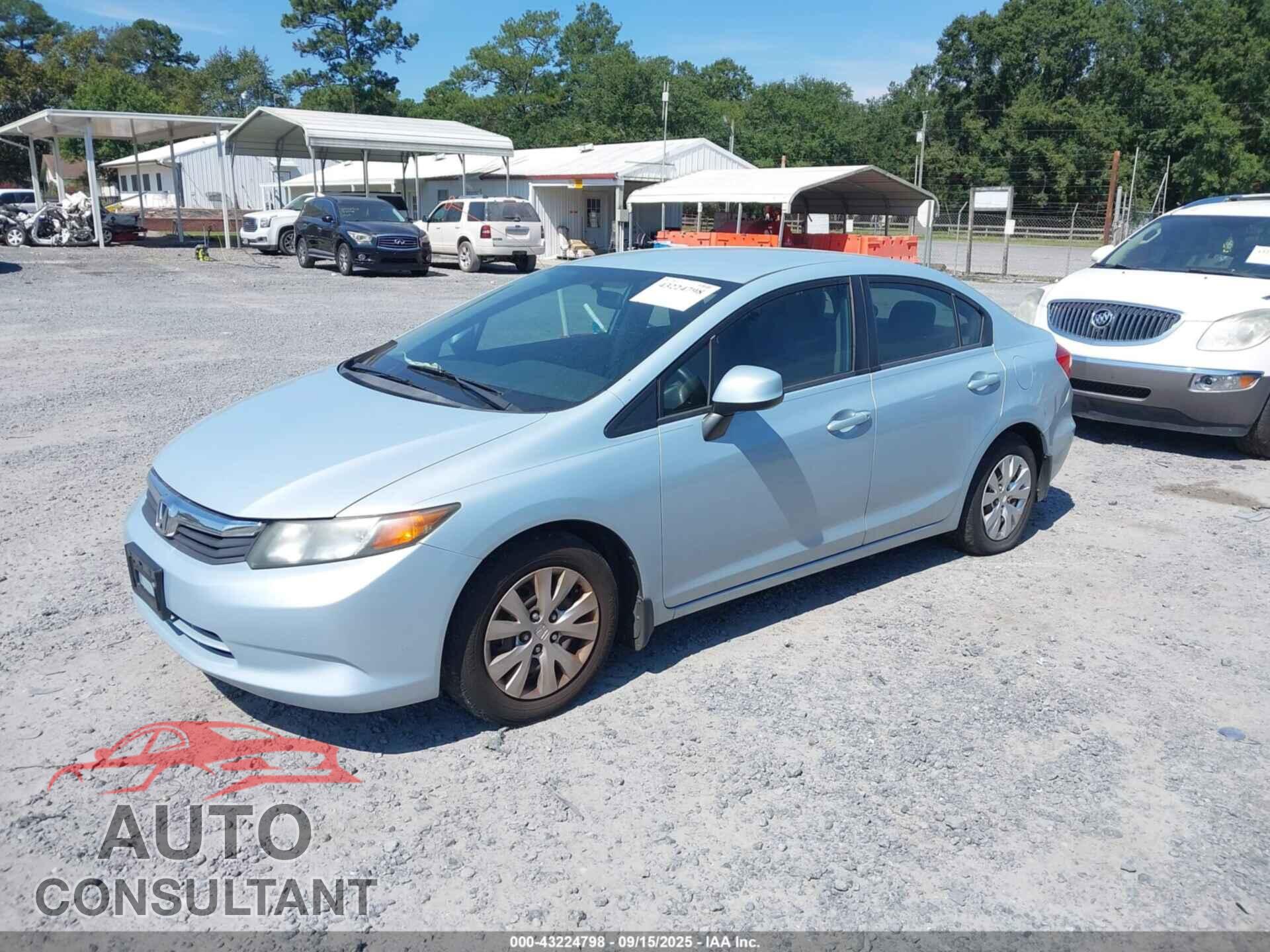 HONDA CIVIC 2012 - 2HGFB2F53CH572264