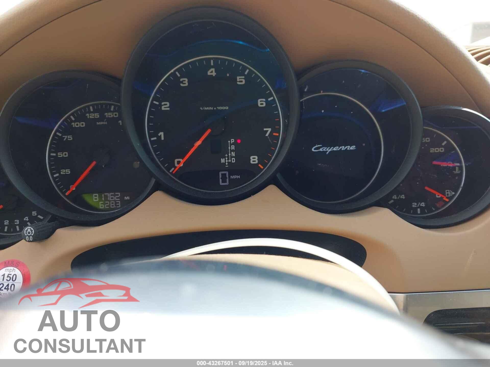 PORSCHE CAYENNE 2016 - WP1AA2A2XGLA00611