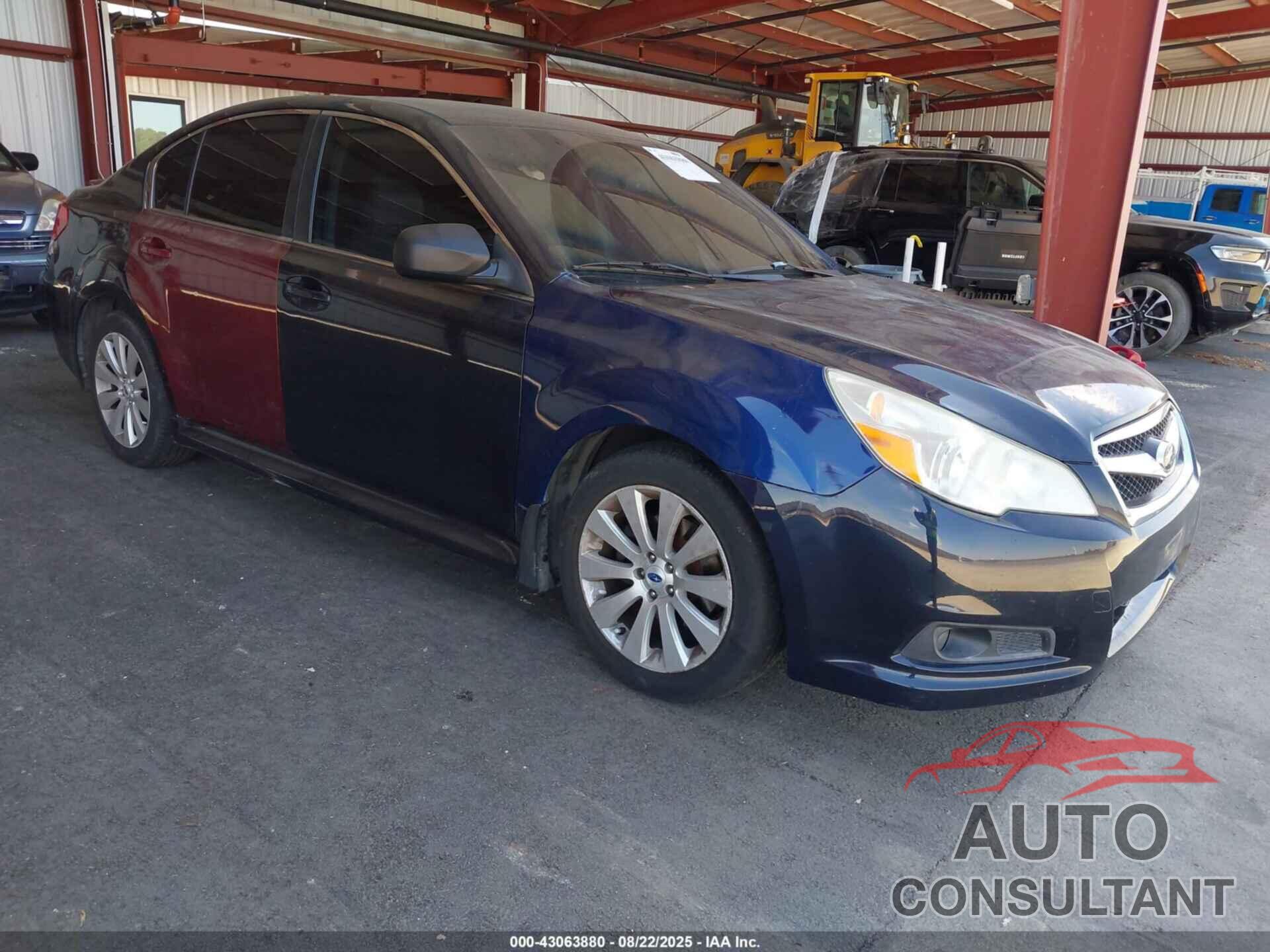 SUBARU LEGACY 2012 - 4S3BMBK63C3019994