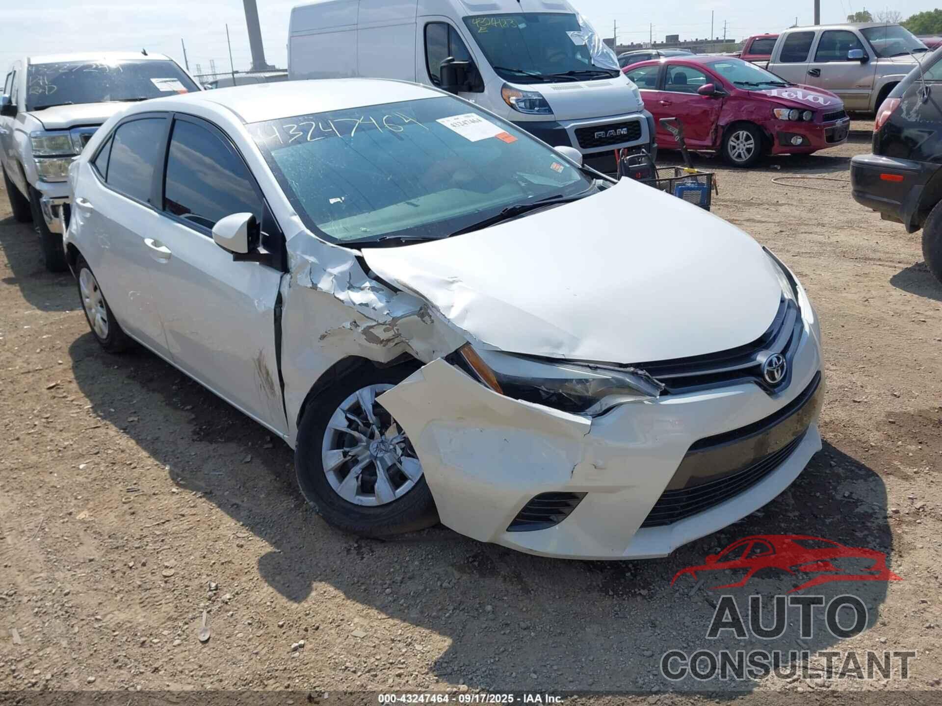TOYOTA COROLLA 2015 - 5YFBPRHE9FP266687