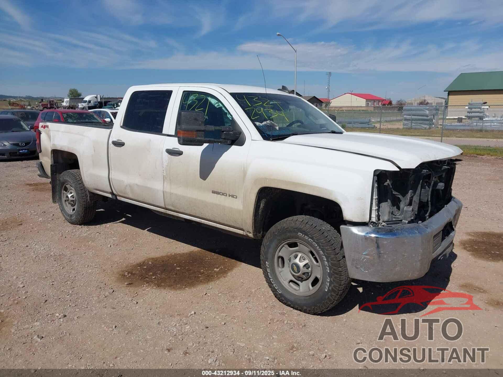 CHEVROLET SILVERADO 2500HD 2018 - 1GC1KUEG2JF111739