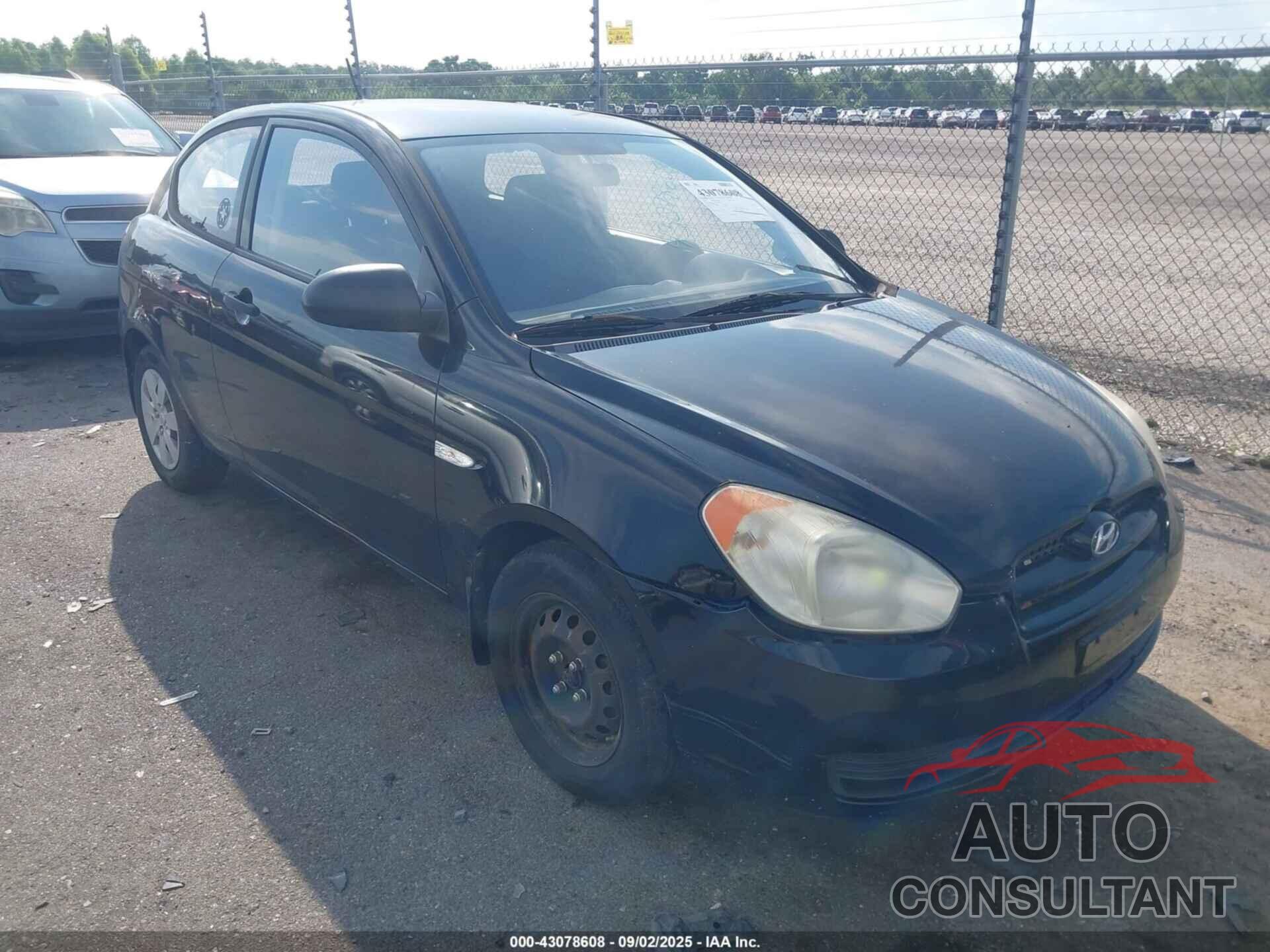 HYUNDAI ACCENT 2009 - KMHCM36C49U116985
