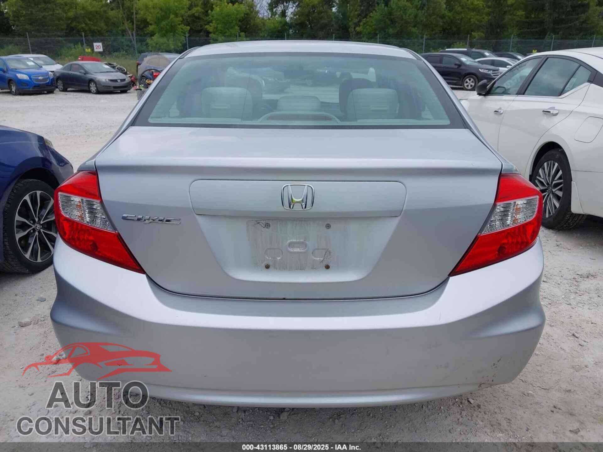 HONDA CIVIC 2012 - 19XFB2F55CE023370