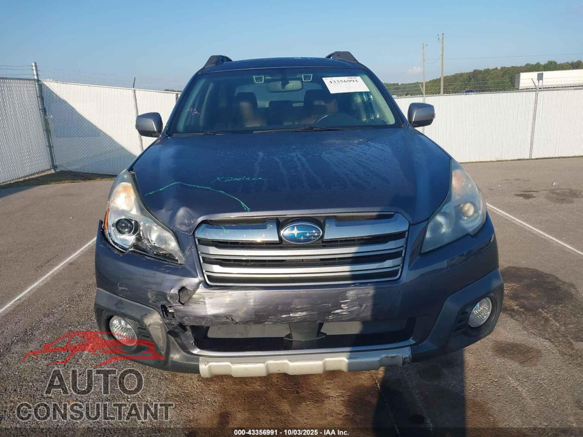 SUBARU OUTBACK 2014 - 4S4BRBPC4E3281344