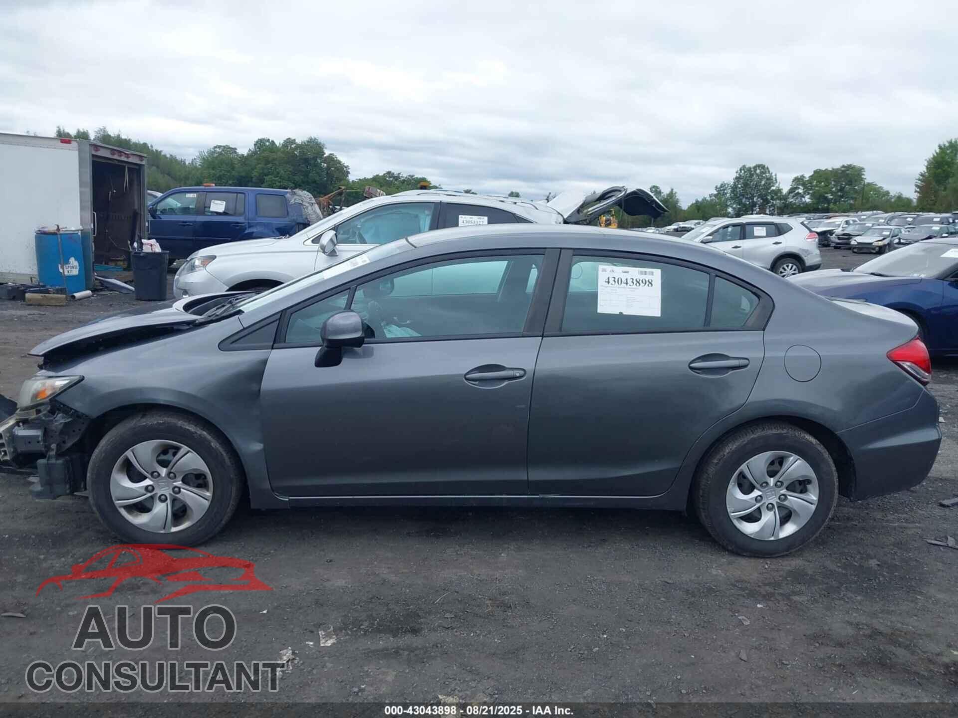 HONDA CIVIC 2013 - 19XFB2F59DE219152
