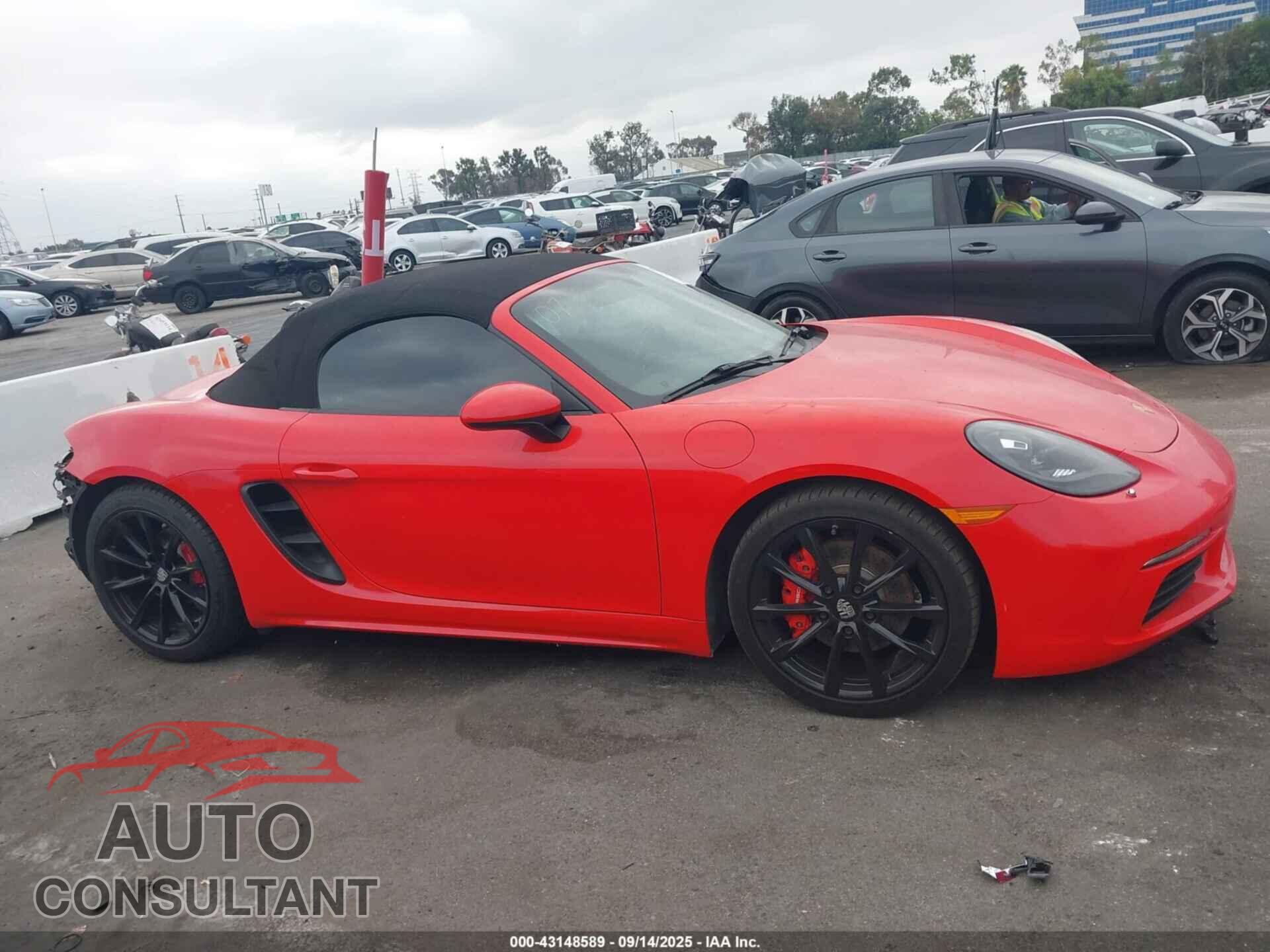 PORSCHE 718 BOXSTER 2017 - WP0CB2A82HS240836