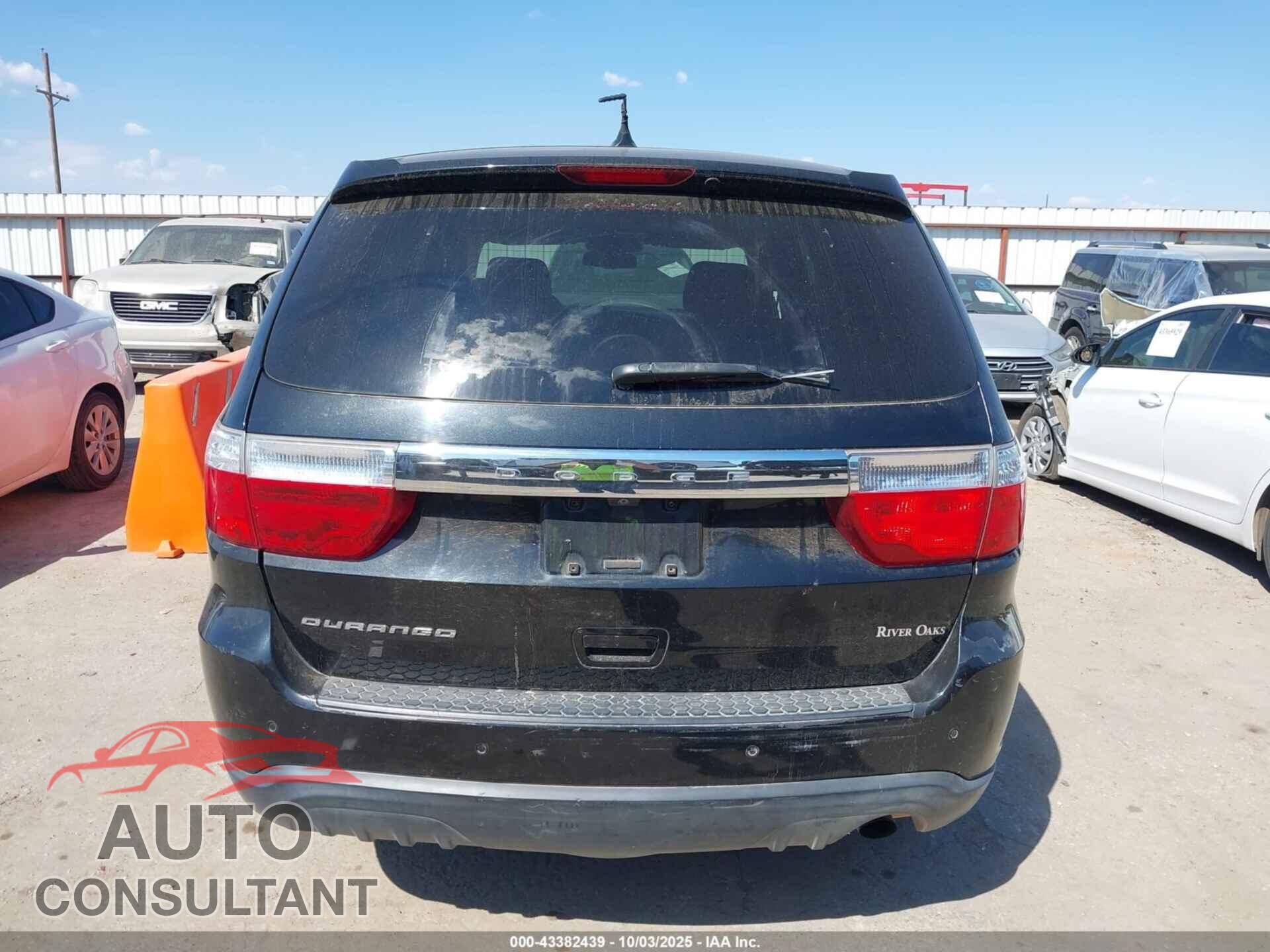 DODGE DURANGO 2013 - 1C4RDHAG9DC669619