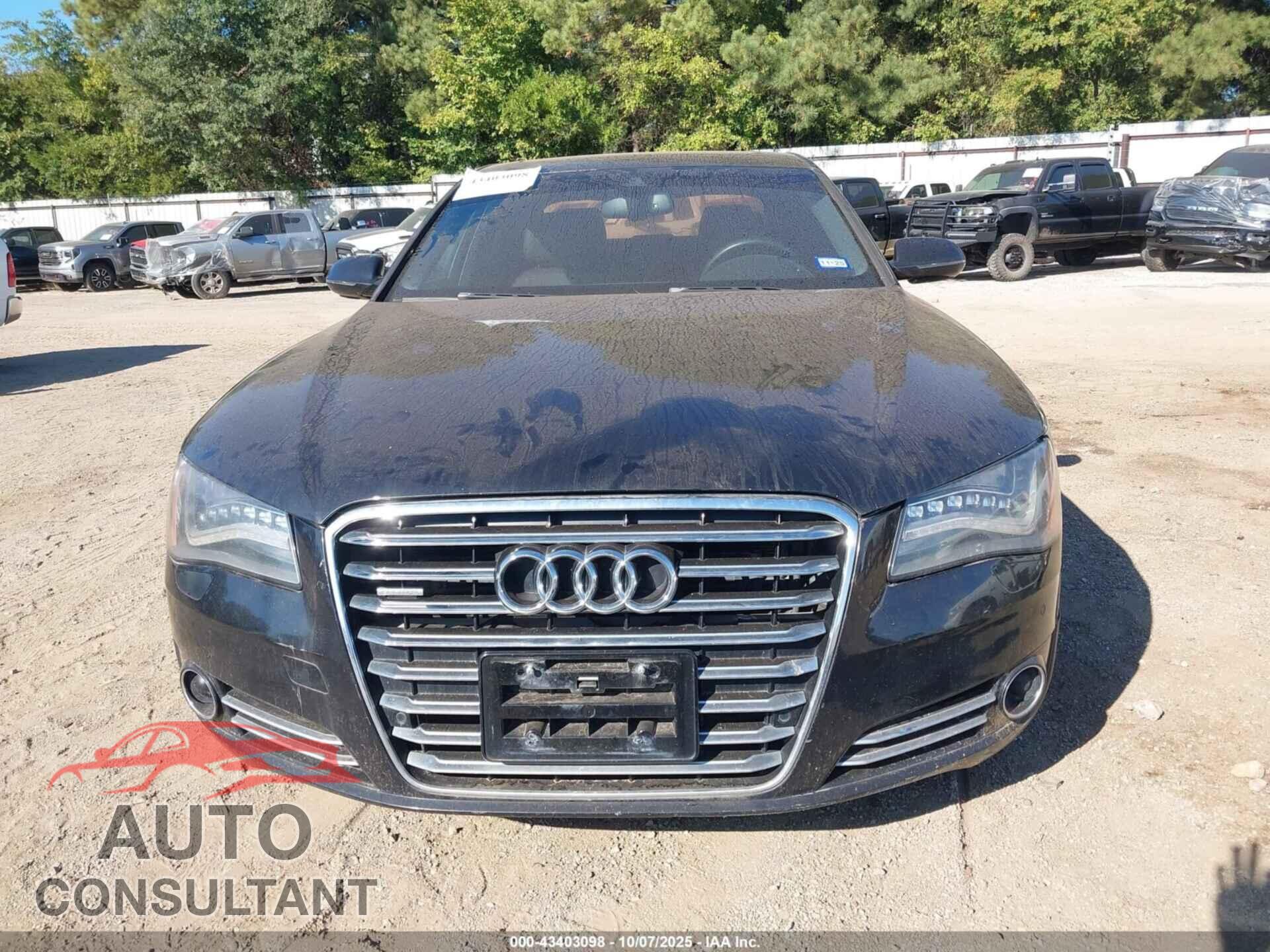 AUDI A8 2013 - WAUA2AFD8DN010523