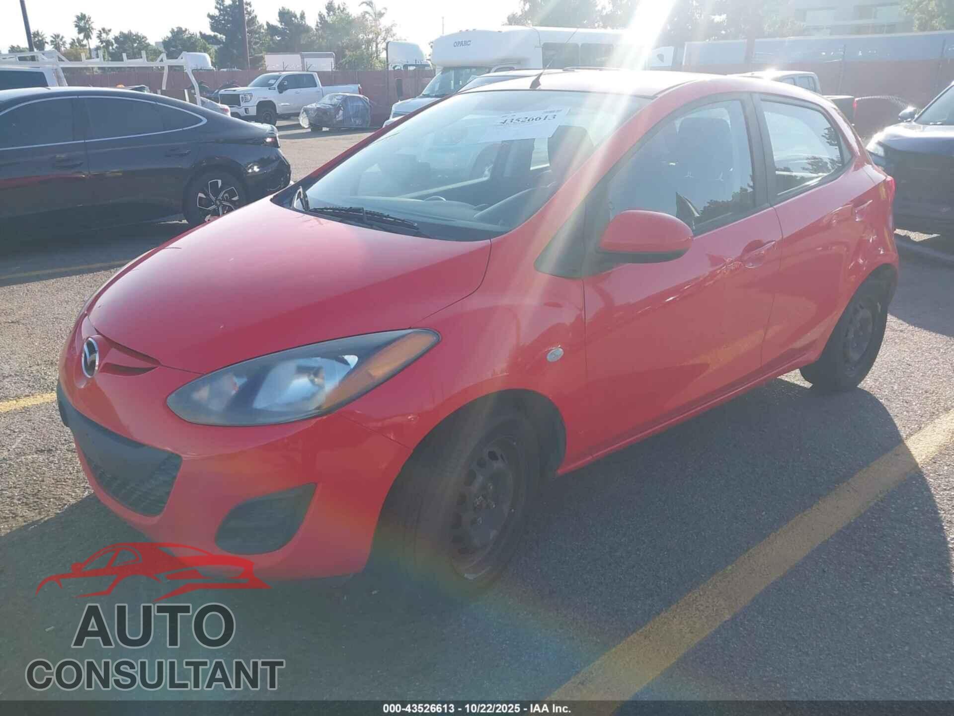 MAZDA MAZDA2 2014 - JM1DE1KZ8E0186513