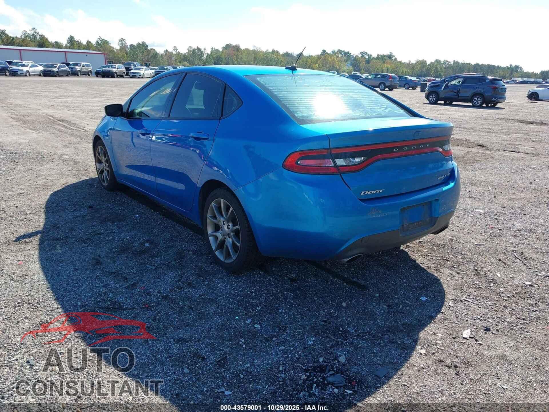 DODGE DART 2015 - 1C3CDFBB1FD181358