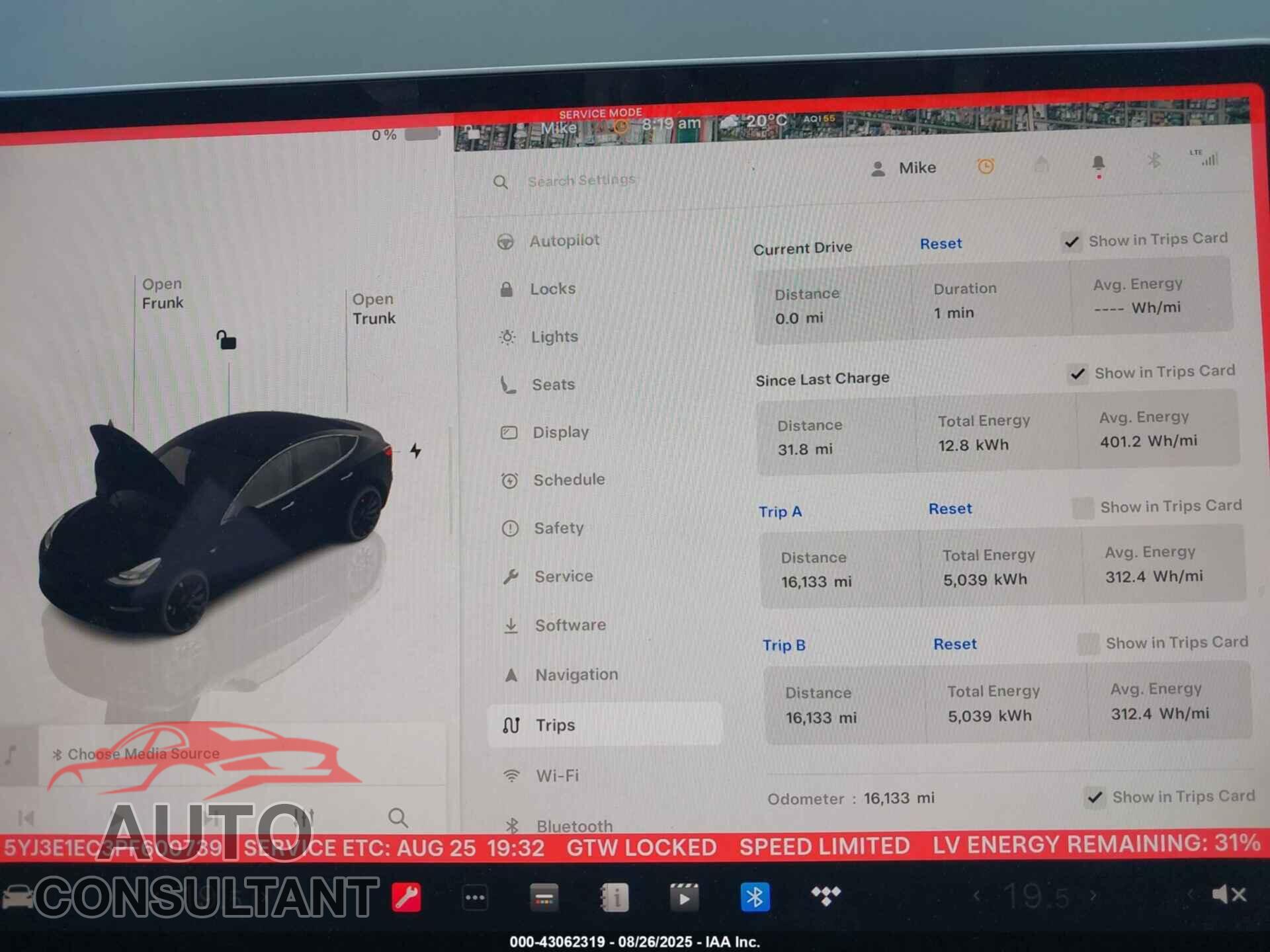TESLA MODEL 3 2023 - 5YJ3E1EC3PF600739