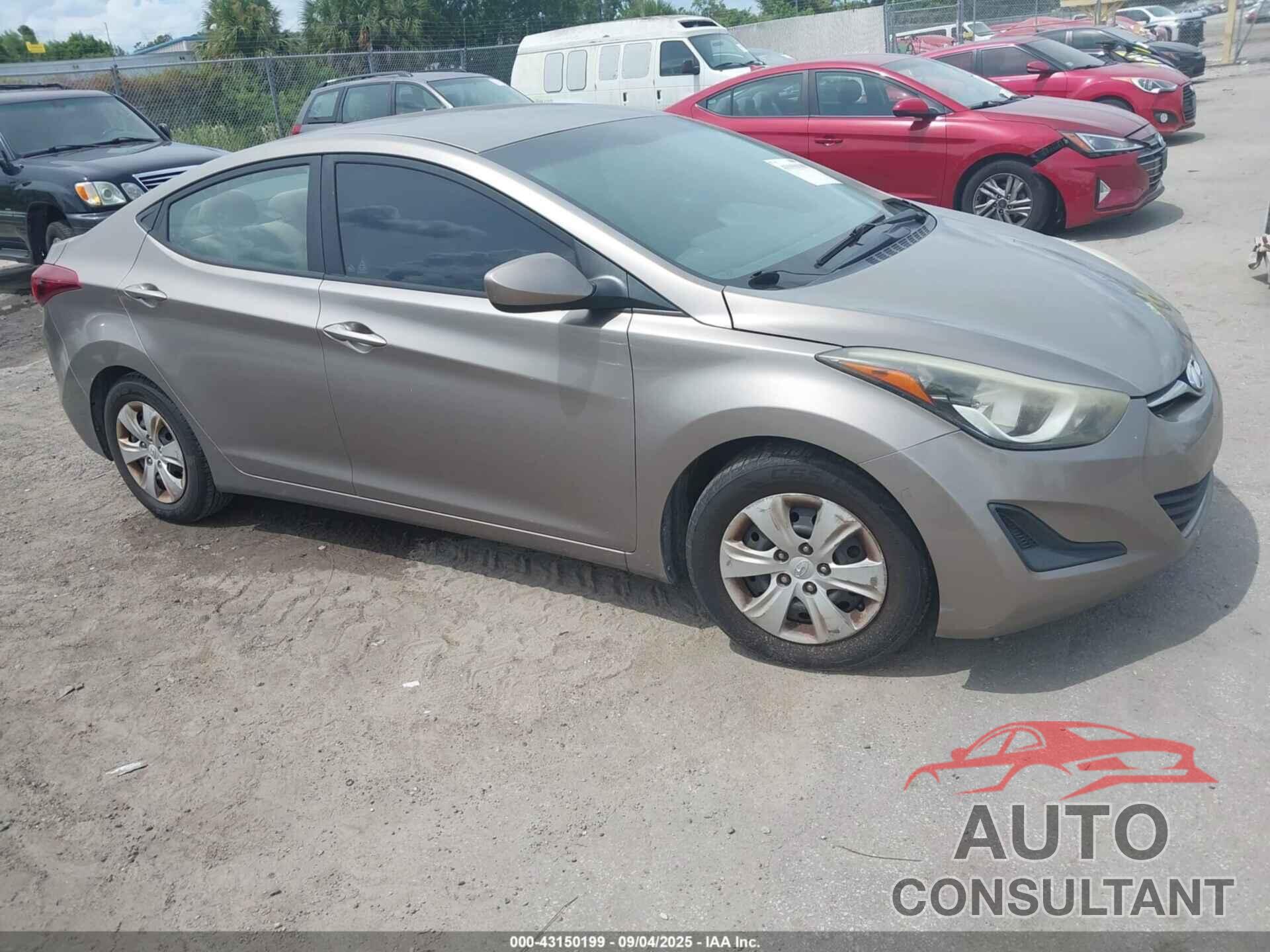 HYUNDAI ELANTRA 2016 - 5NPDH4AE6GH701666