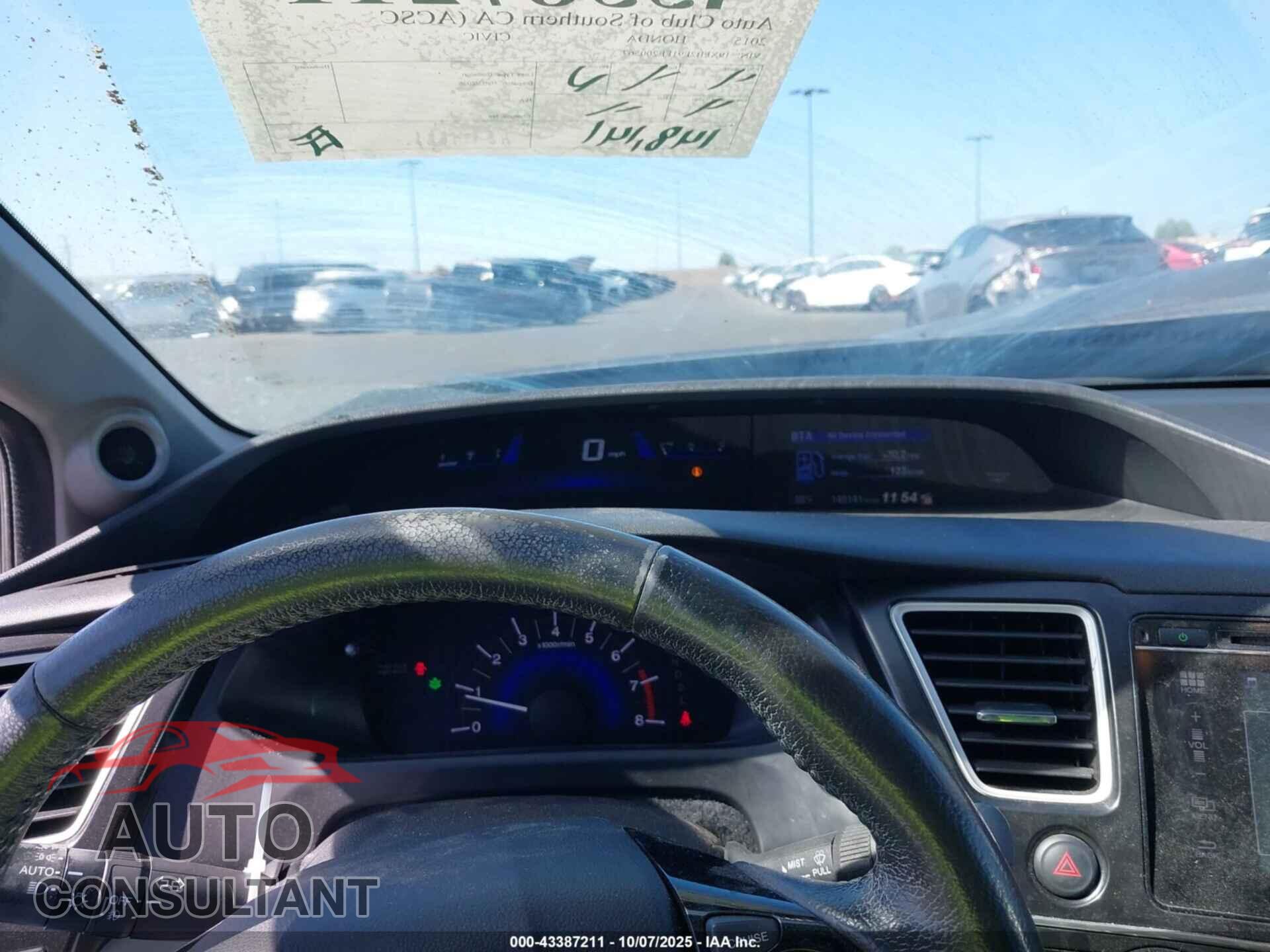 HONDA CIVIC 2015 - 19XFB2F91FE200567