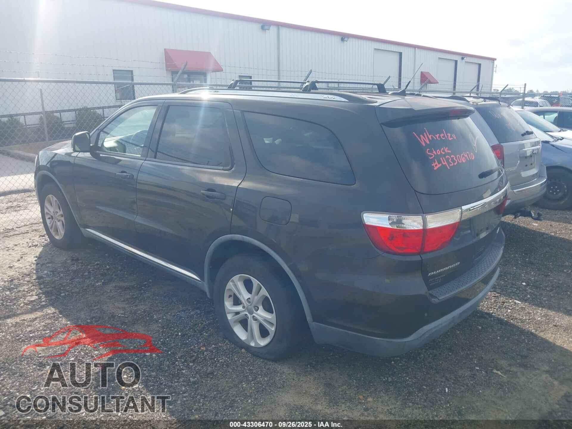 DODGE DURANGO 2011 - 1D4RD4GG6BC660070
