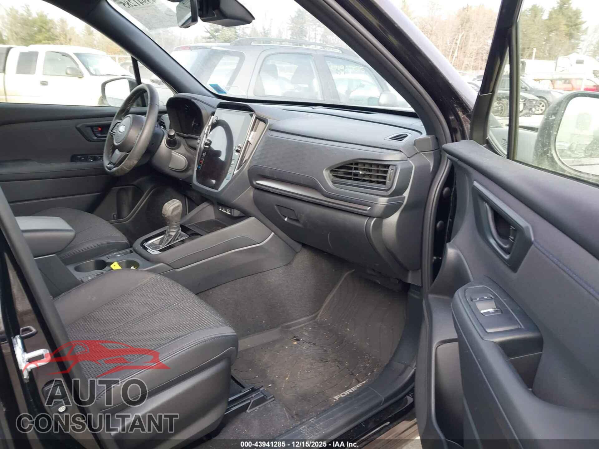 SUBARU FORESTER 2025 - JF2SLDDC9SH463322