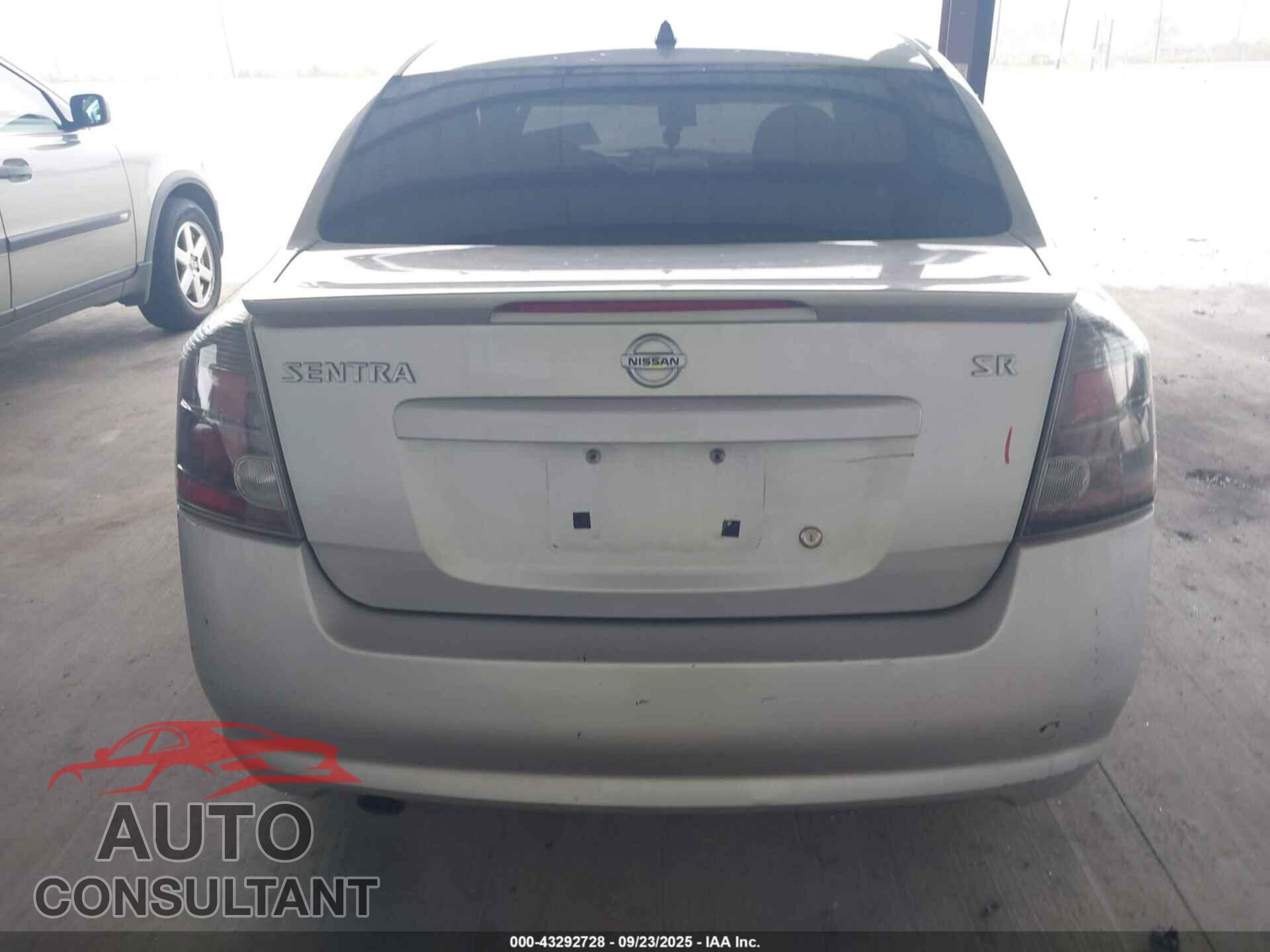 NISSAN SENTRA 2012 - 3N1AB6AP1CL646526