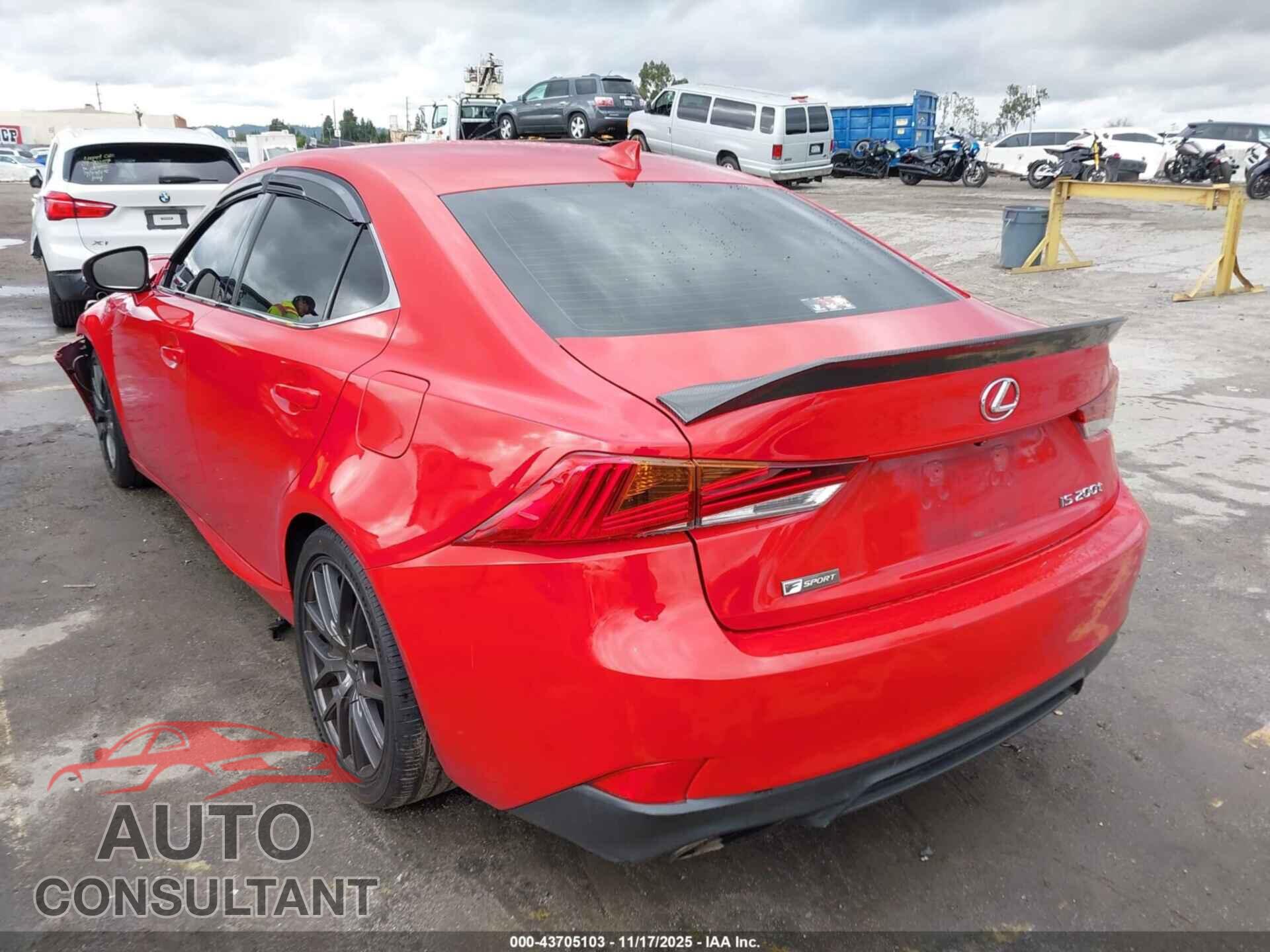 LEXUS IS 200T 2017 - JTHBA1D2XH5047962