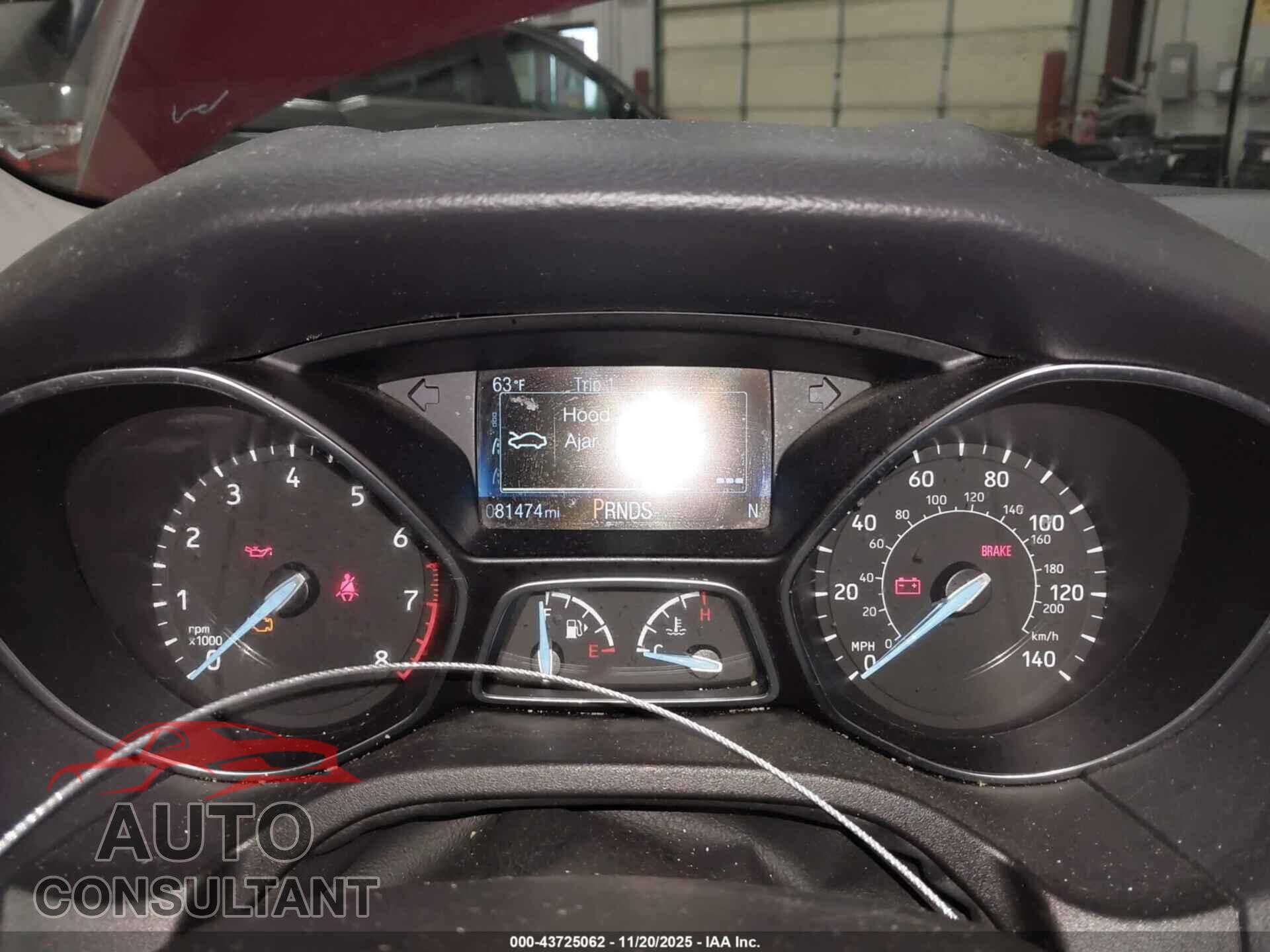 FORD FOCUS 2016 - 1FADP3F21GL286026