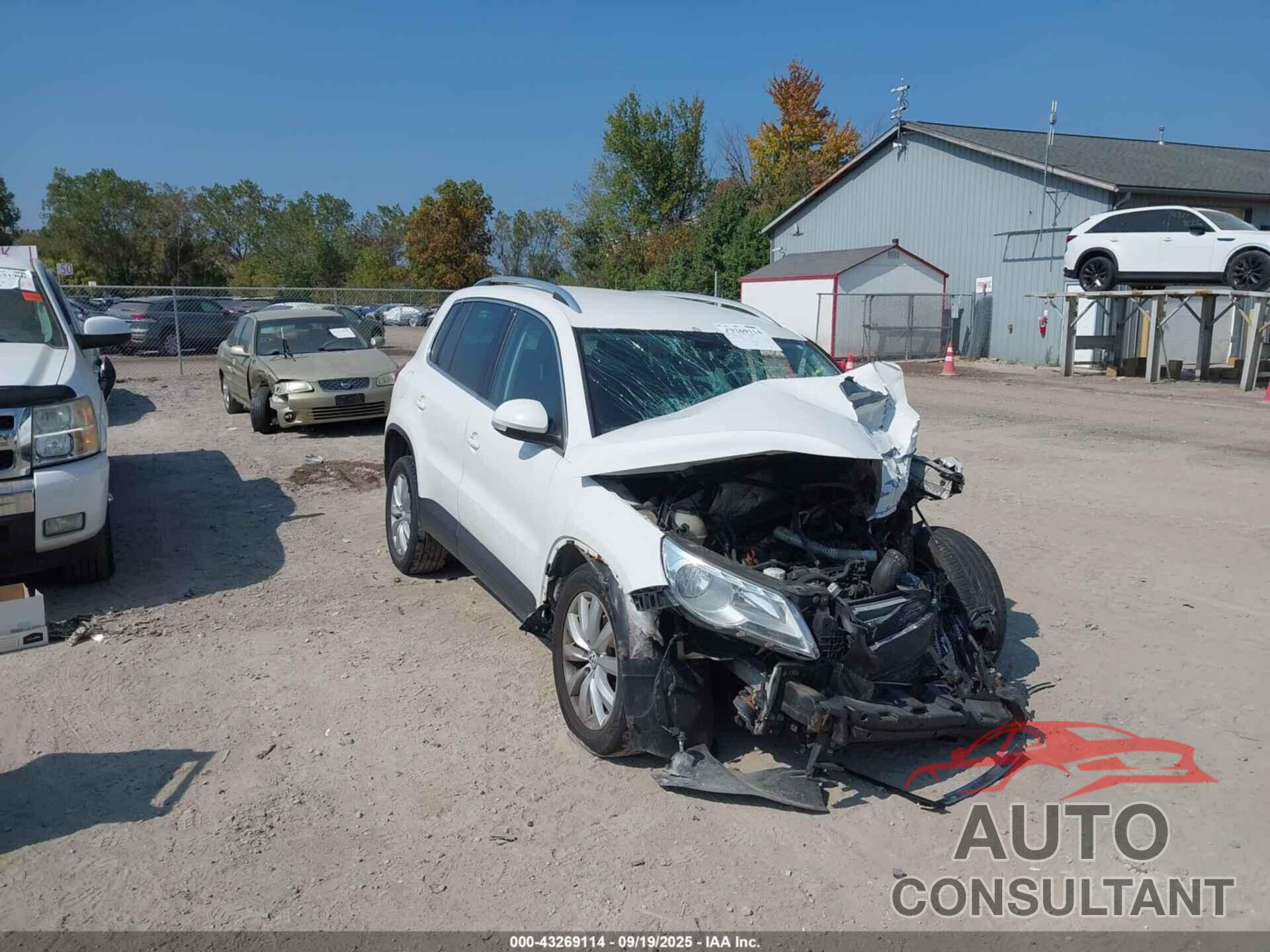 VOLKSWAGEN TIGUAN 2011 - WVGBV7AX3BW560959