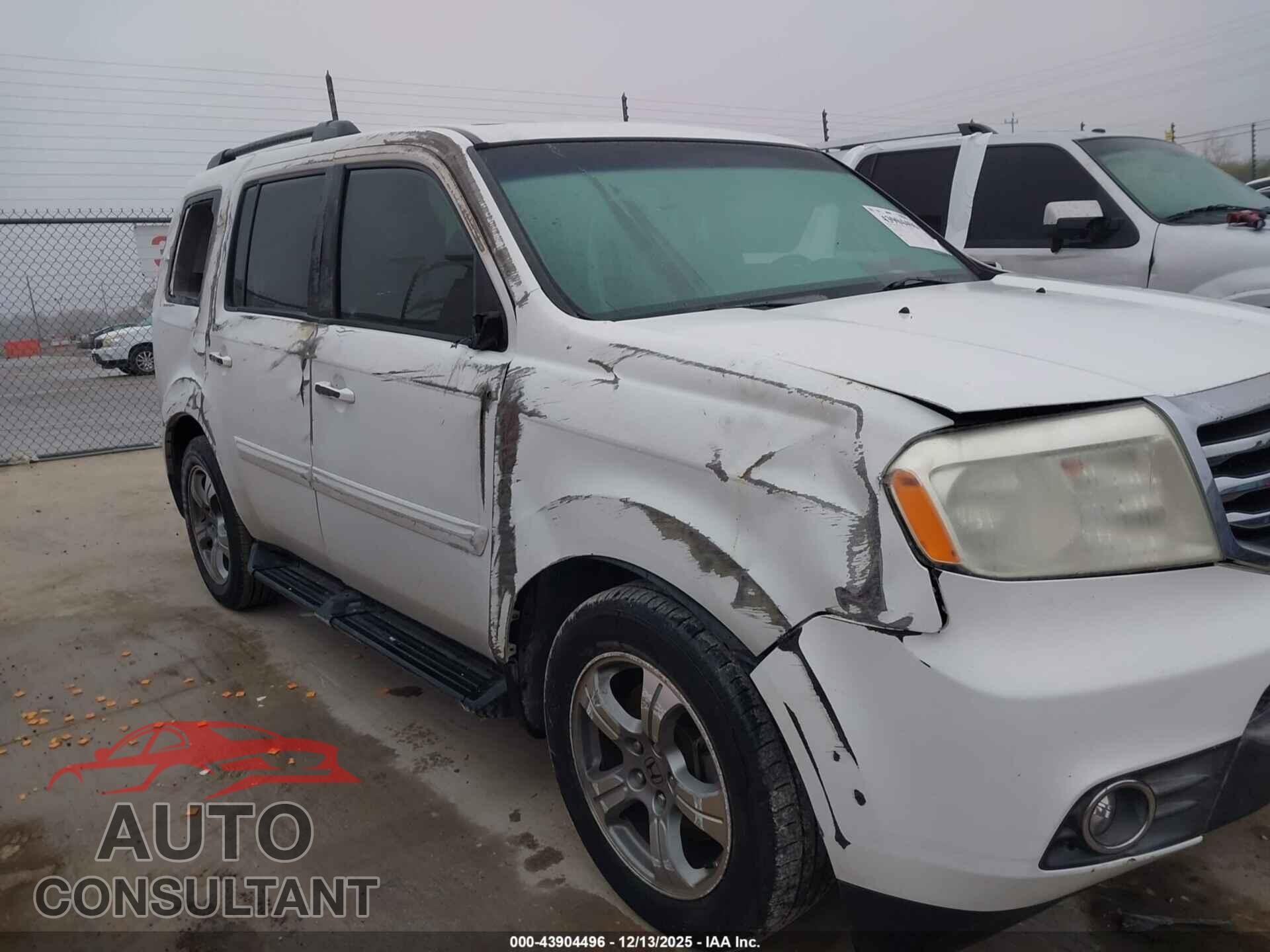 HONDA PILOT 2012 - 5FNYF3H69CB024220