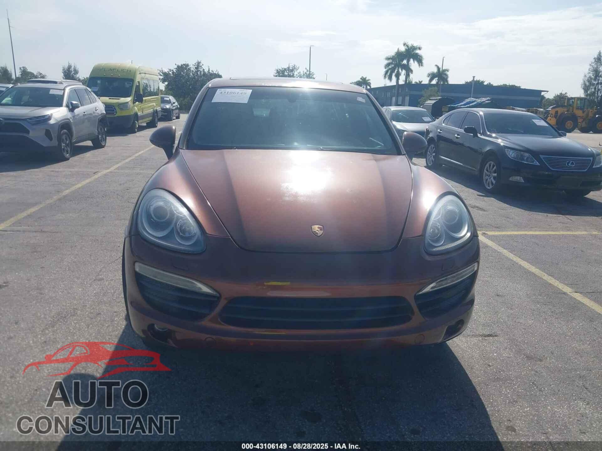 PORSCHE CAYENNE 2012 - WP1AB2A27CLA47019