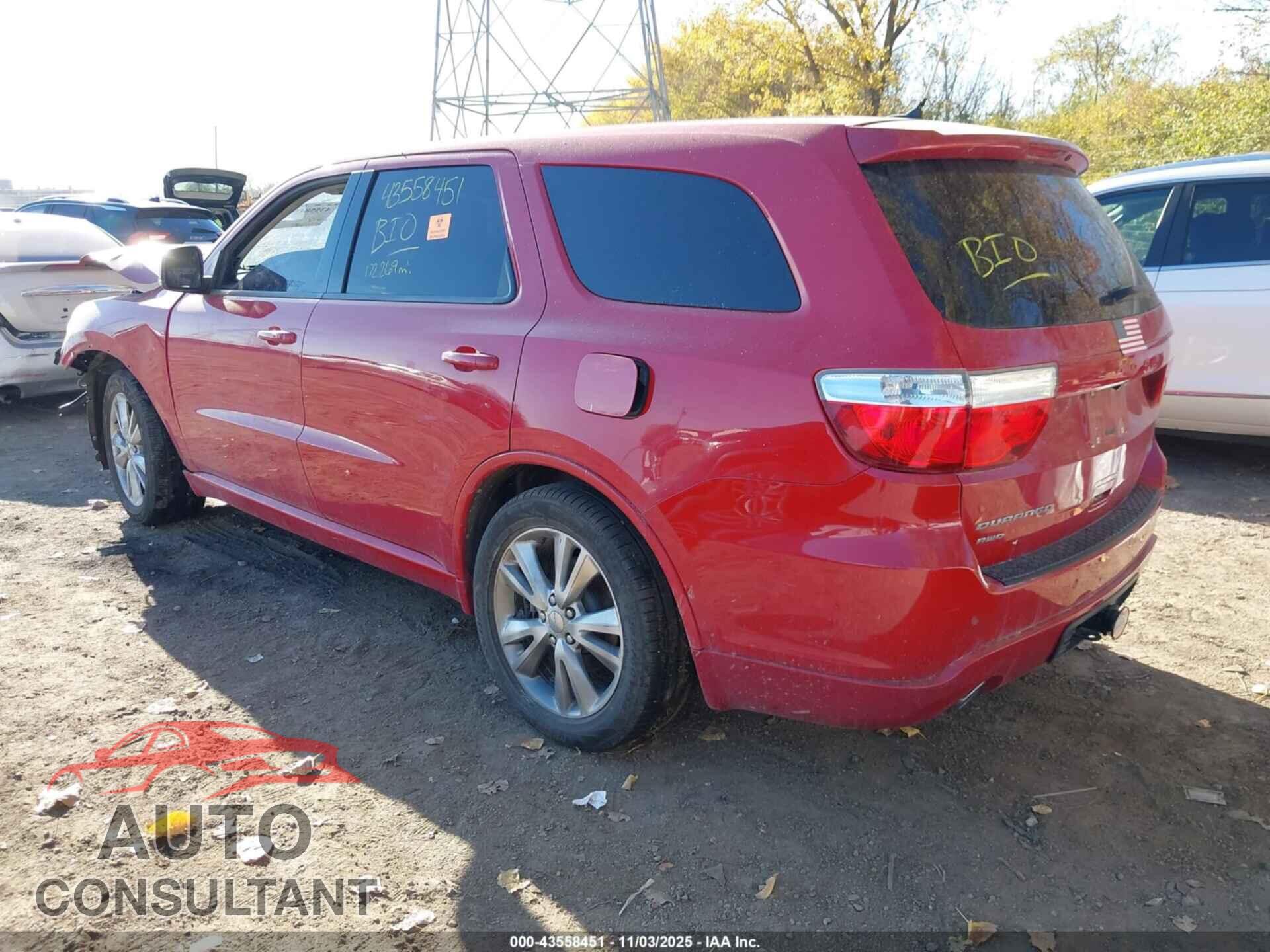 DODGE DURANGO 2012 - 1C4SDJCT5CC181558