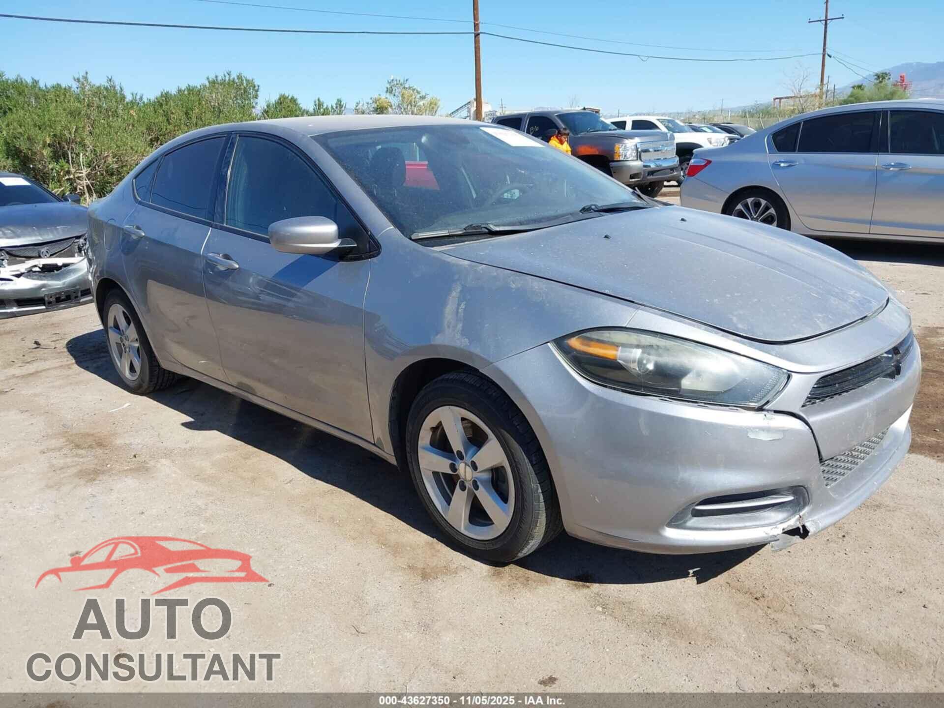 DODGE DART 2016 - 1C3CDFBBXGD701641