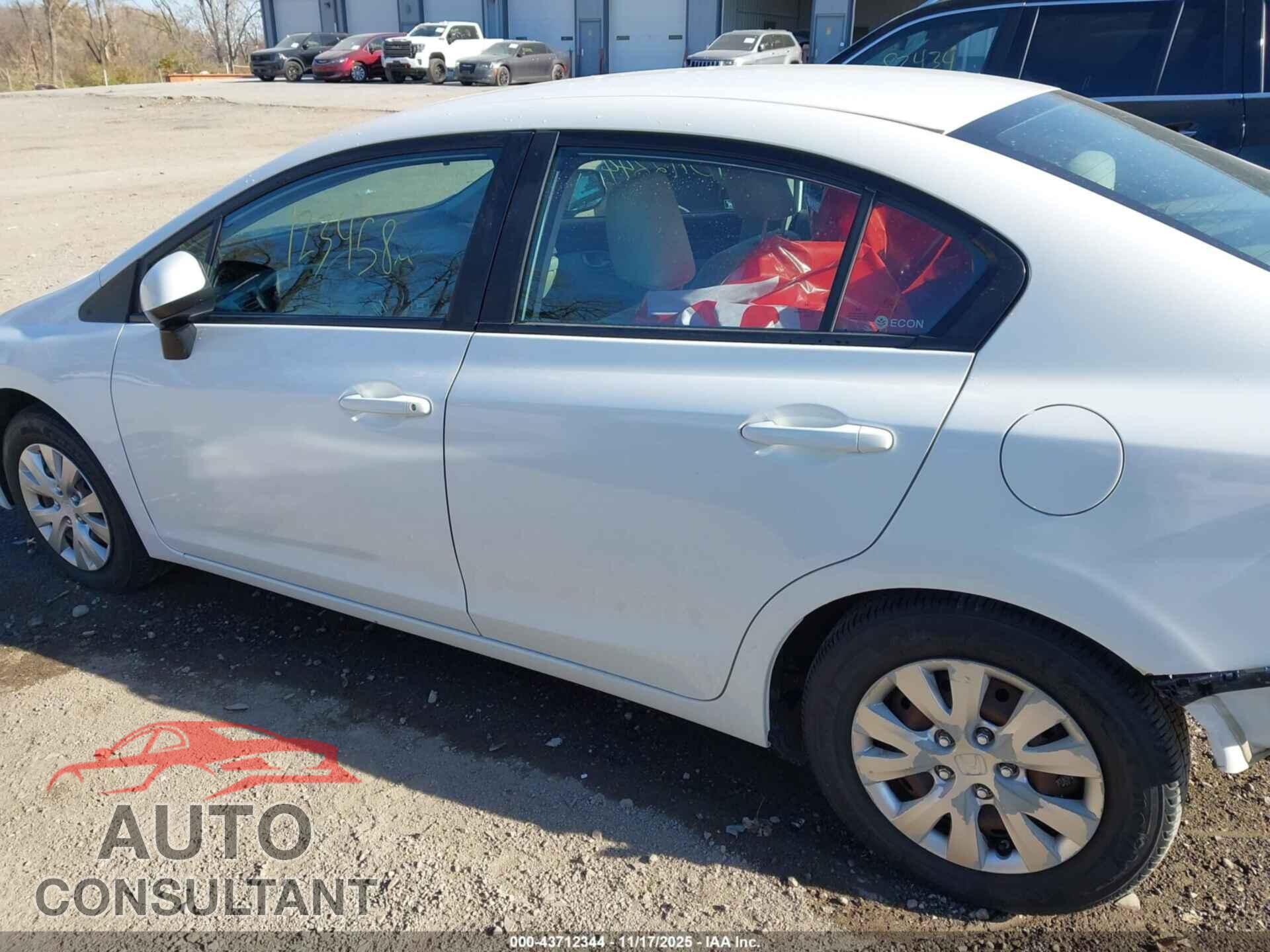 HONDA CIVIC 2012 - 19XFB2F53CE022038