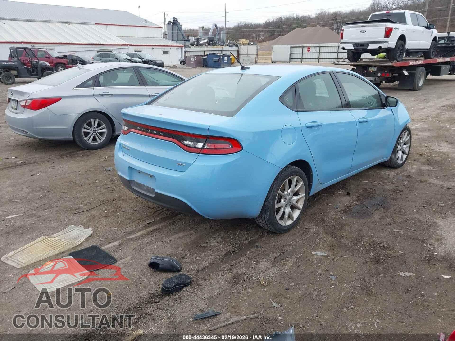 DODGE DART 2013 - 1C3CDFBA4DD210453