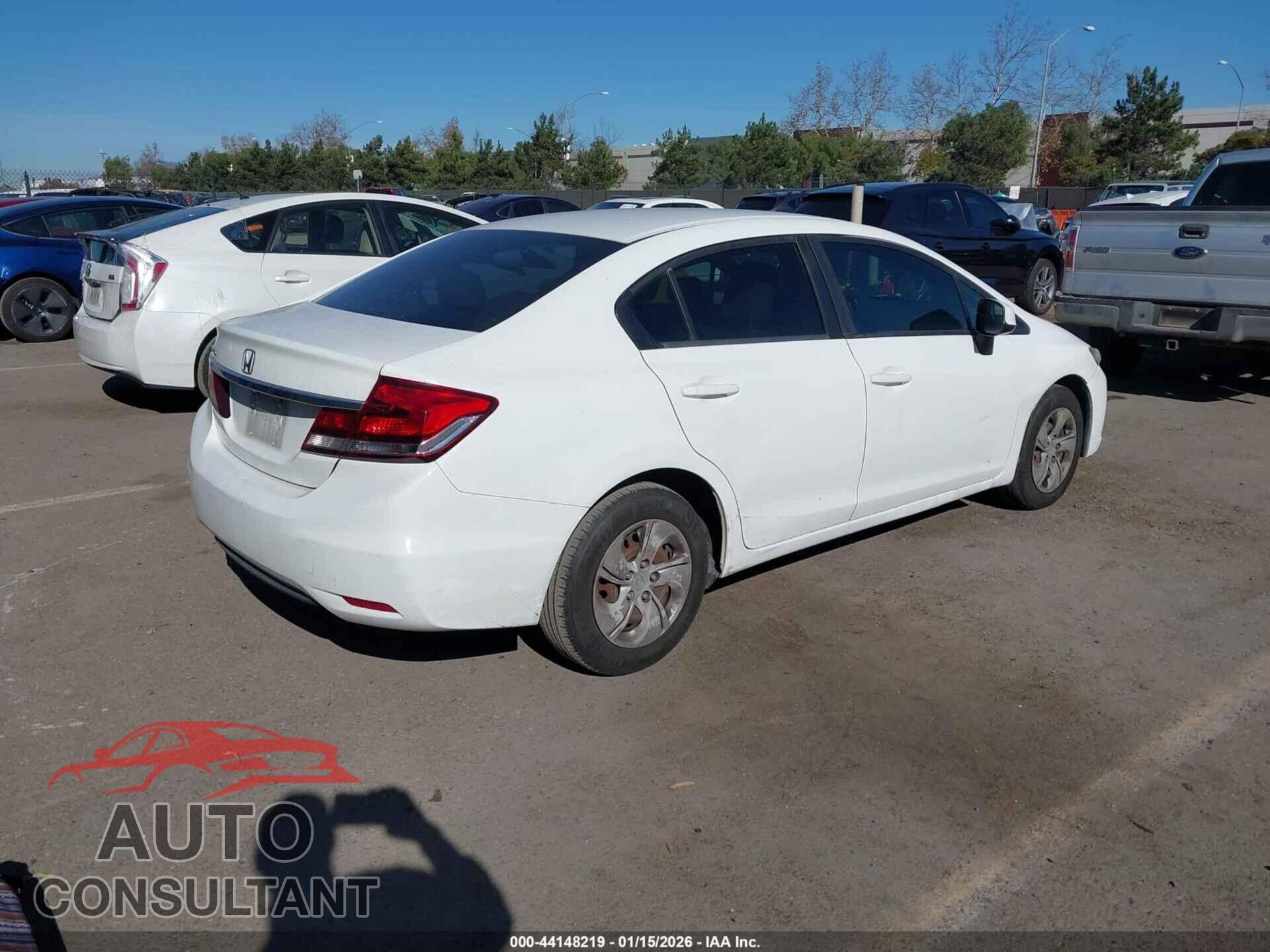HONDA CIVIC 2013 - 19XFB2F52DE201429
