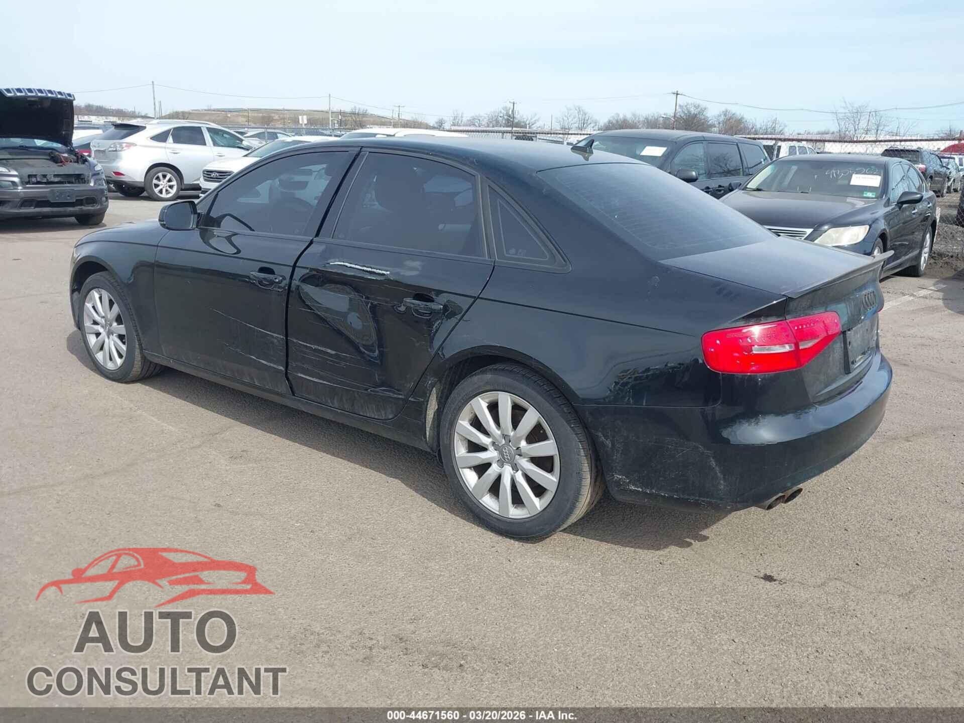 AUDI A4 2013 - WAUBFAFL2DN032209