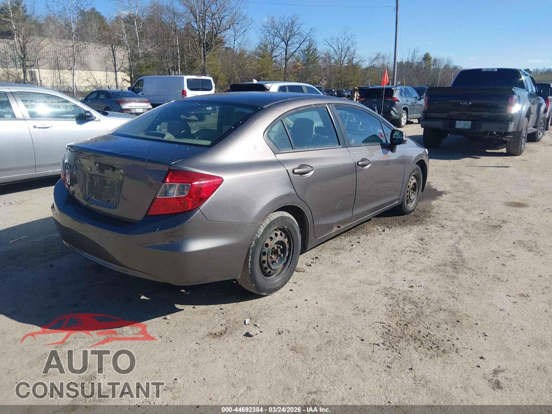 HONDA CIVIC 2012 - 19XFB2F52CE043477